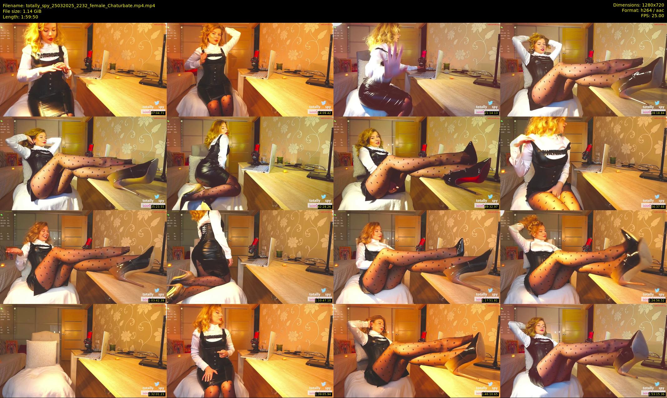 totally_spy — 120 minute Chaturbate female cam show recording, 720p, Mar 25, 2025
