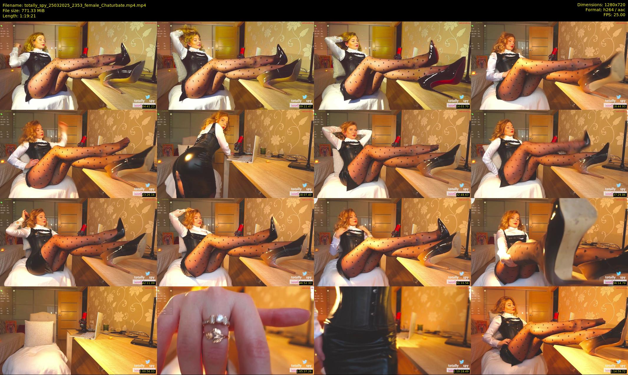 totally_spy — 80 minute Chaturbate female cam show recording, 720p, Mar 25, 2025