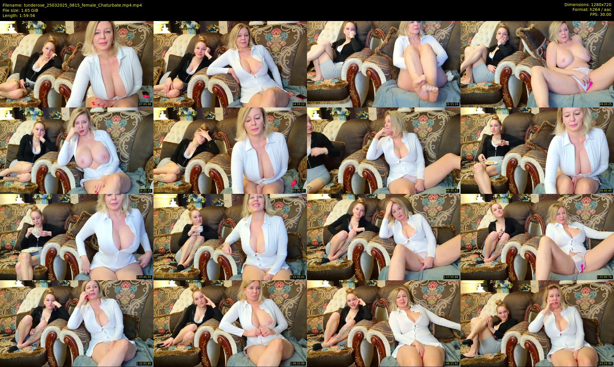 tunderose — 120 minute Chaturbate female cam show recording, 720p, Mar 25, 2025