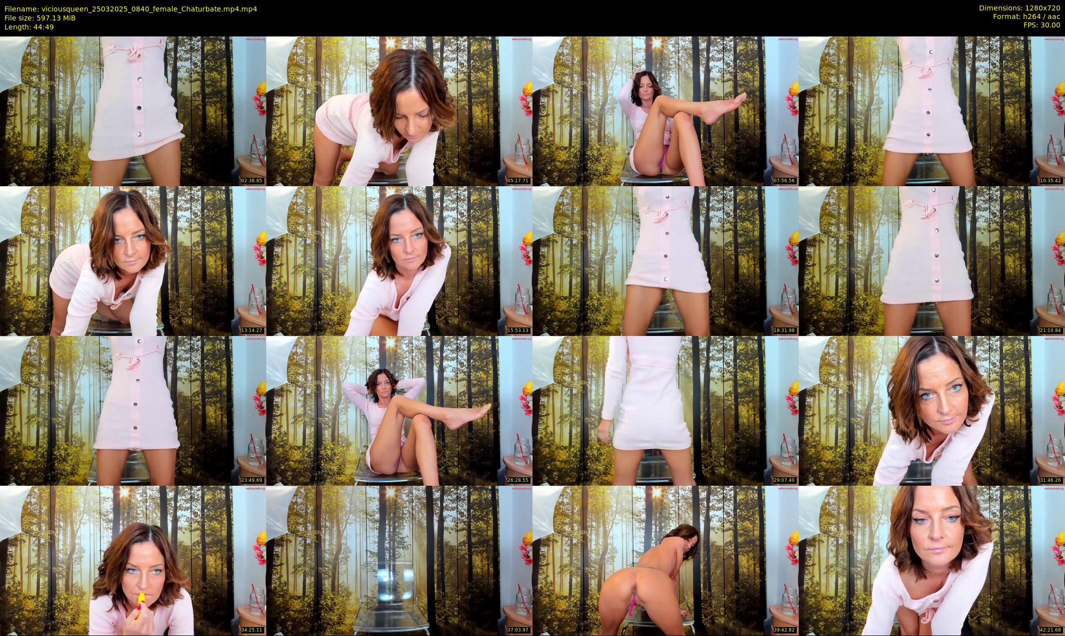 viciousqueen — 45 minute Chaturbate female cam show recording, 720p, Mar 25, 2025