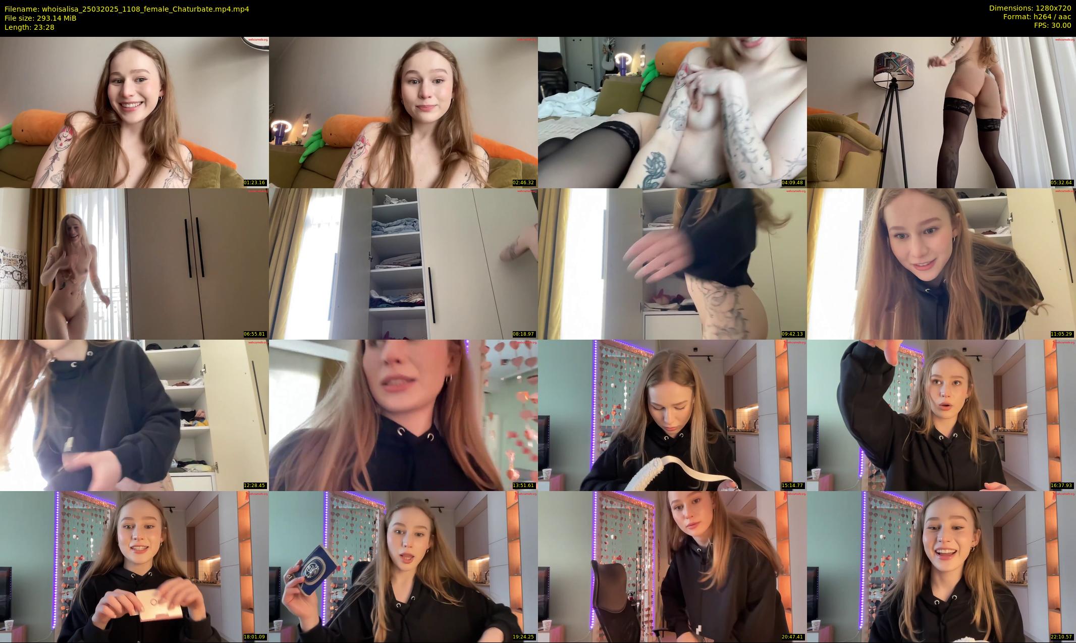 whoisalisa — 24 minute Chaturbate female cam show recording, 720p, Mar 25, 2025