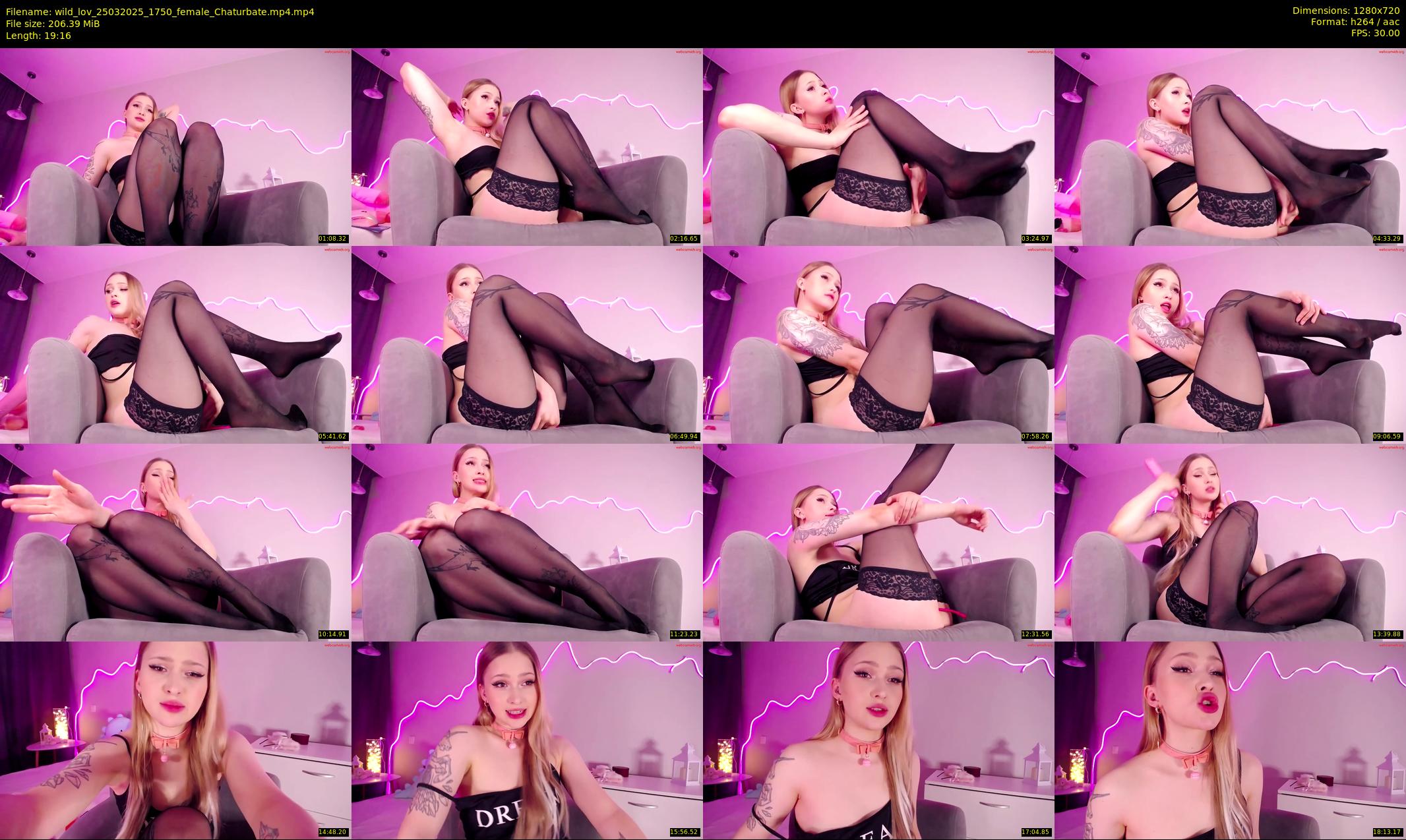 wild_lov — 20 minute Chaturbate female cam show recording, 720p, Mar 25, 2025