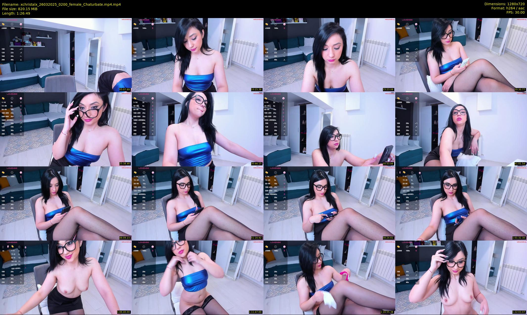 xchristalx — 87 minute Chaturbate female cam show recording, 720p, Mar 26, 2025