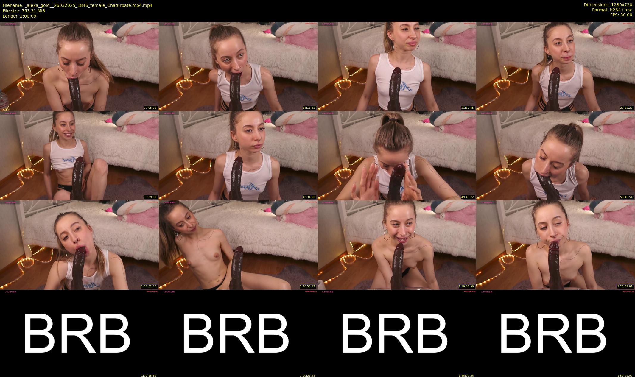 _alexa_gold_ — 121 minute Chaturbate female cam show recording, 720p, Mar 26, 2025