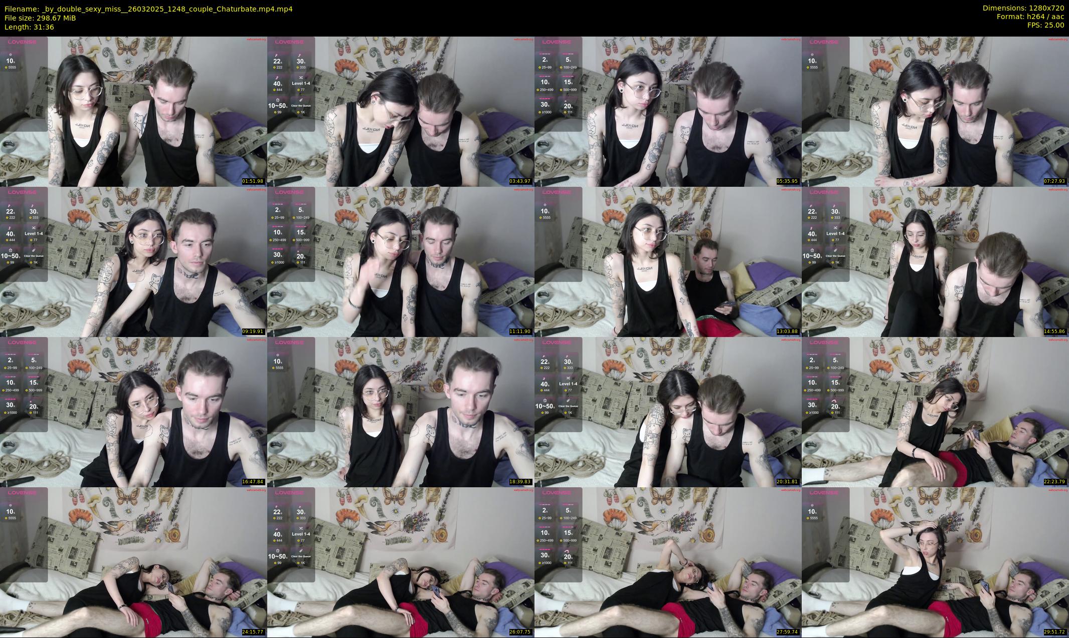 _by_double_sexy_miss_ — 32 minute Chaturbate couple cam show recording, 720p, Mar 26, 2025