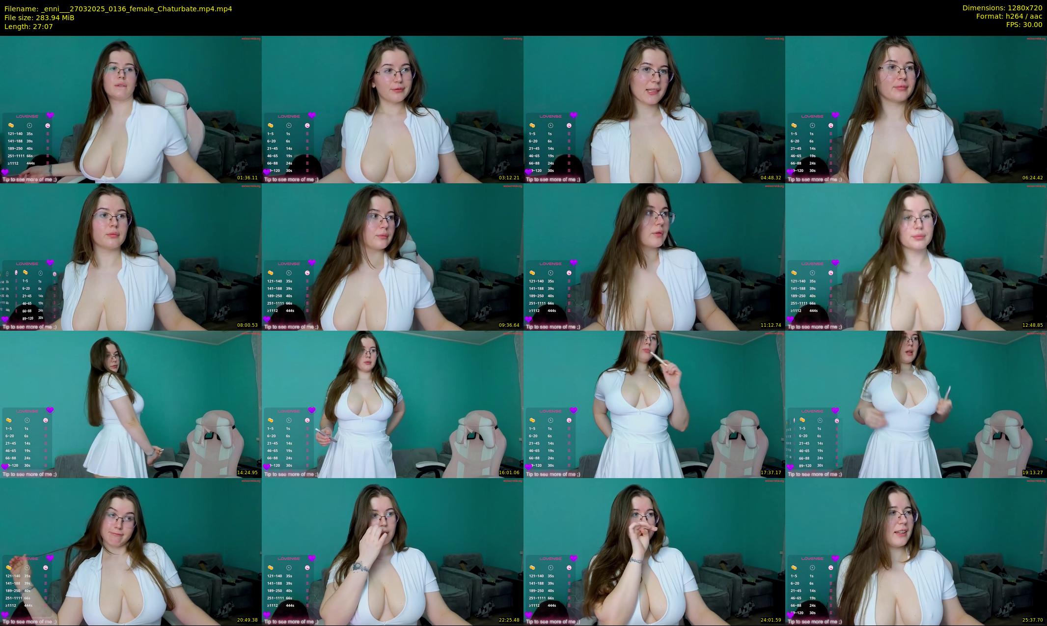 _enni__ — 28 minute Chaturbate female cam show recording, 720p, Mar 27, 2025