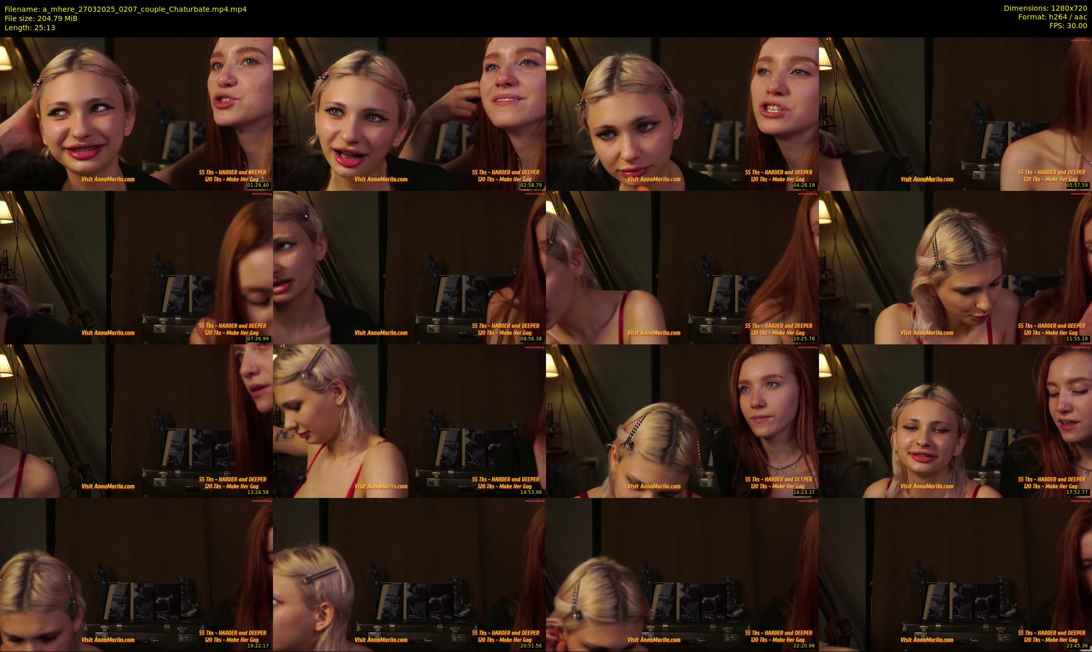 a_mhere — 26 minute Chaturbate couple cam show recording, 720p, Mar 27, 2025