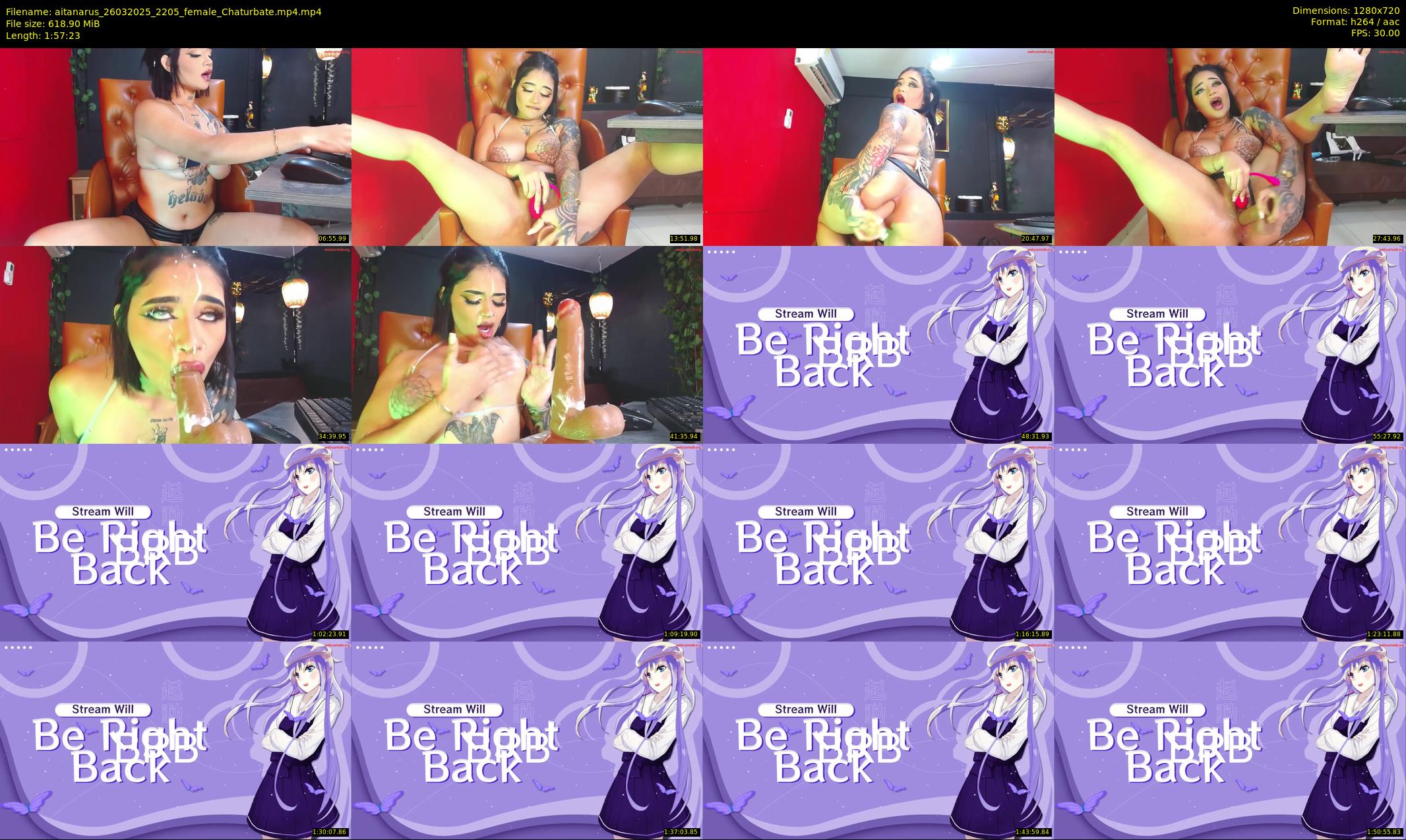 aitanarus — 118 minute Chaturbate female cam show recording, 720p, Mar 26, 2025
