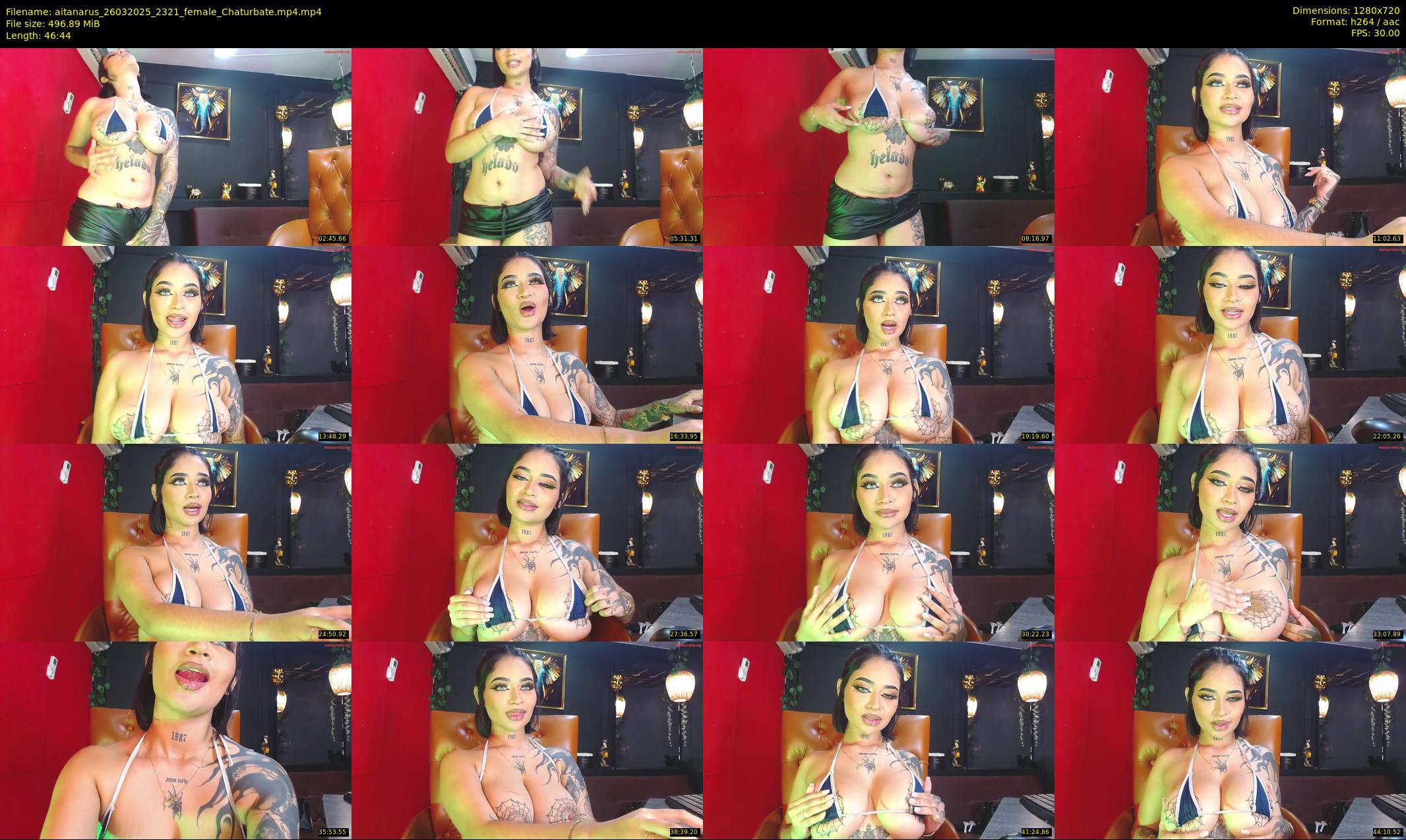 aitanarus — 47 minute Chaturbate female cam show recording, 720p, Mar 26, 2025
