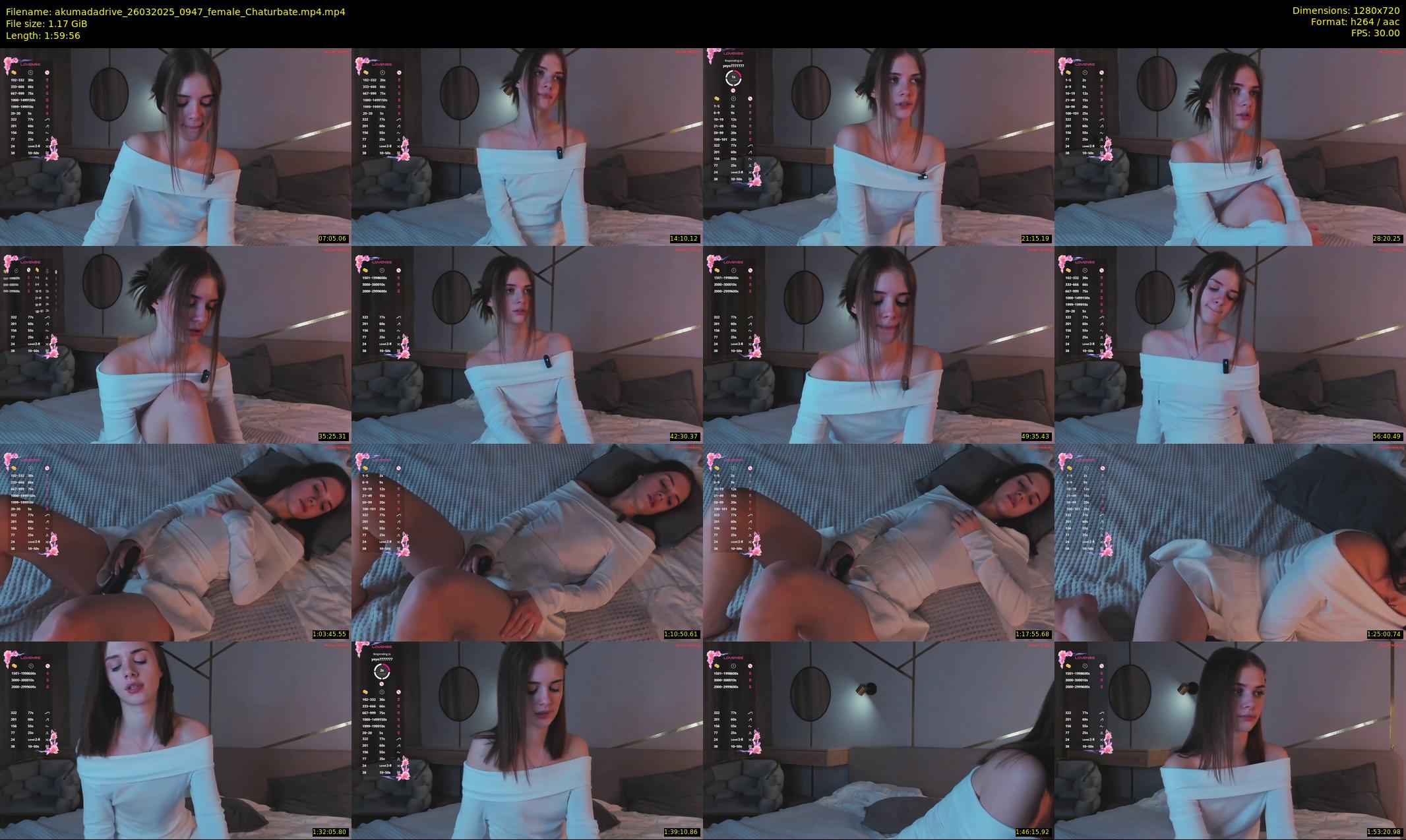 akumadadrive — 120 minute Chaturbate female cam show recording, 720p, Mar 26, 2025