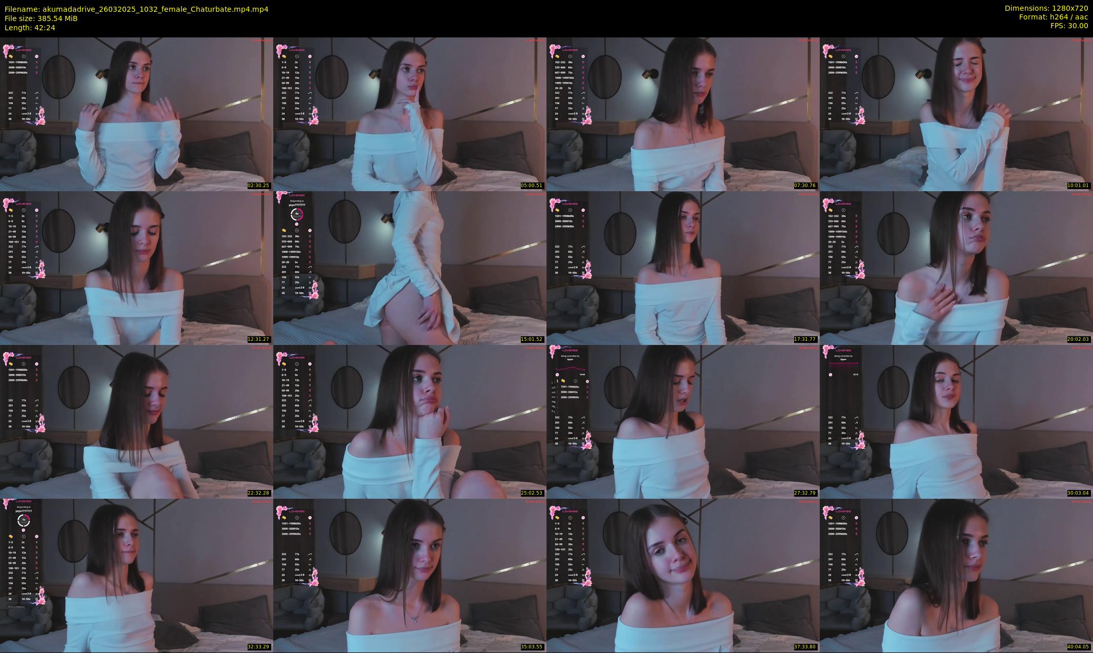 akumadadrive — 43 minute Chaturbate female cam show recording, 720p, Mar 26, 2025