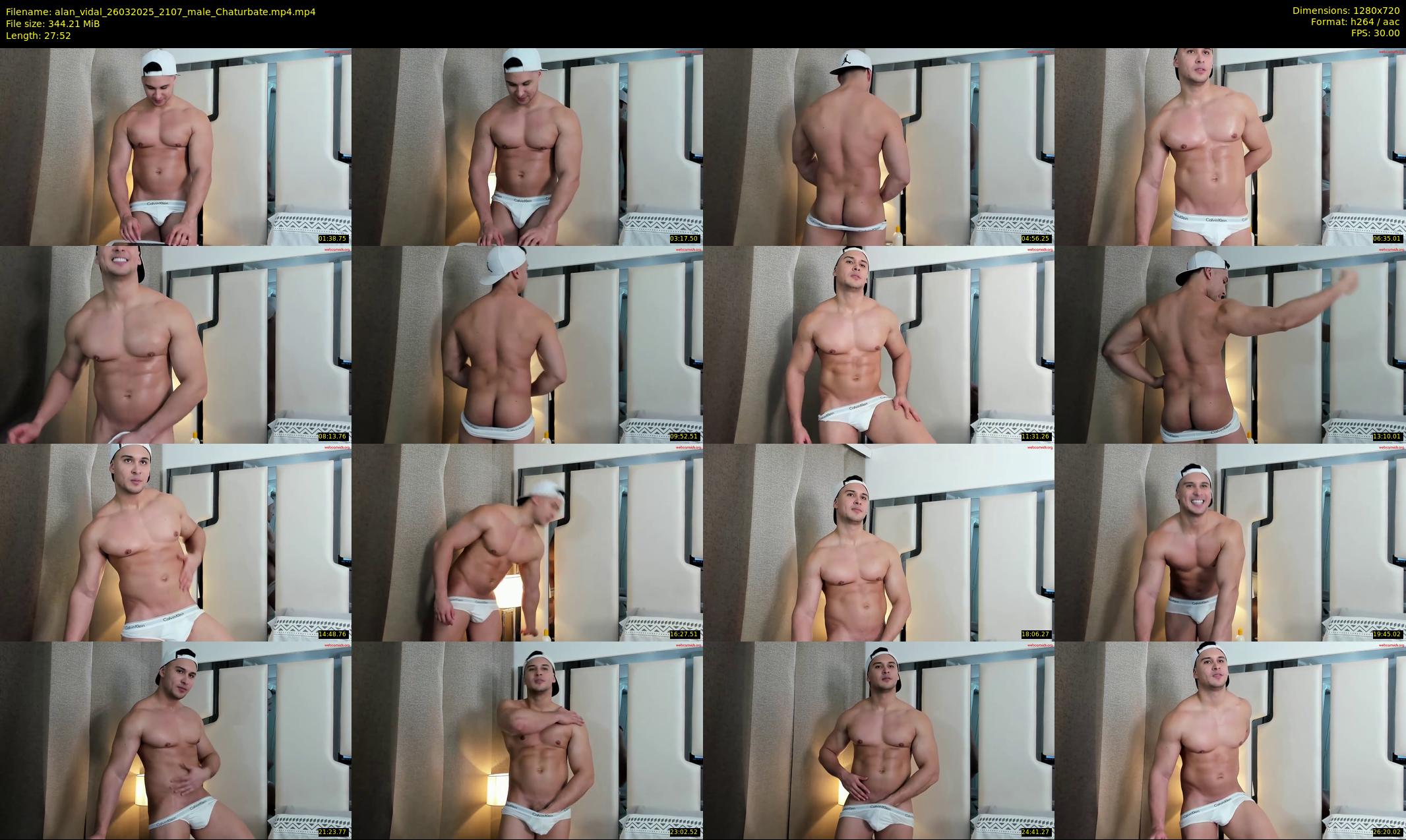 alan_vidal — 28 minute Chaturbate male cam show recording, 720p, Mar 26, 2025