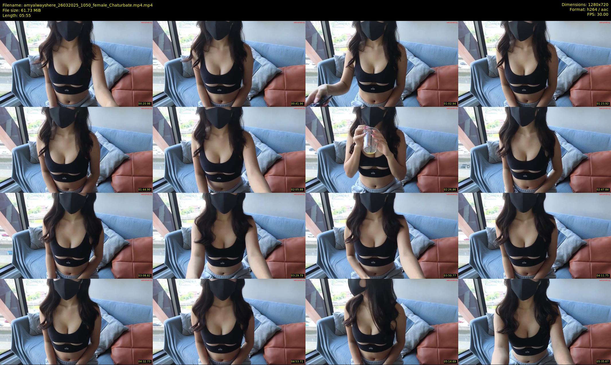 amyalwayshere — 6 minute Chaturbate female cam show recording, 720p, Mar 26, 2025