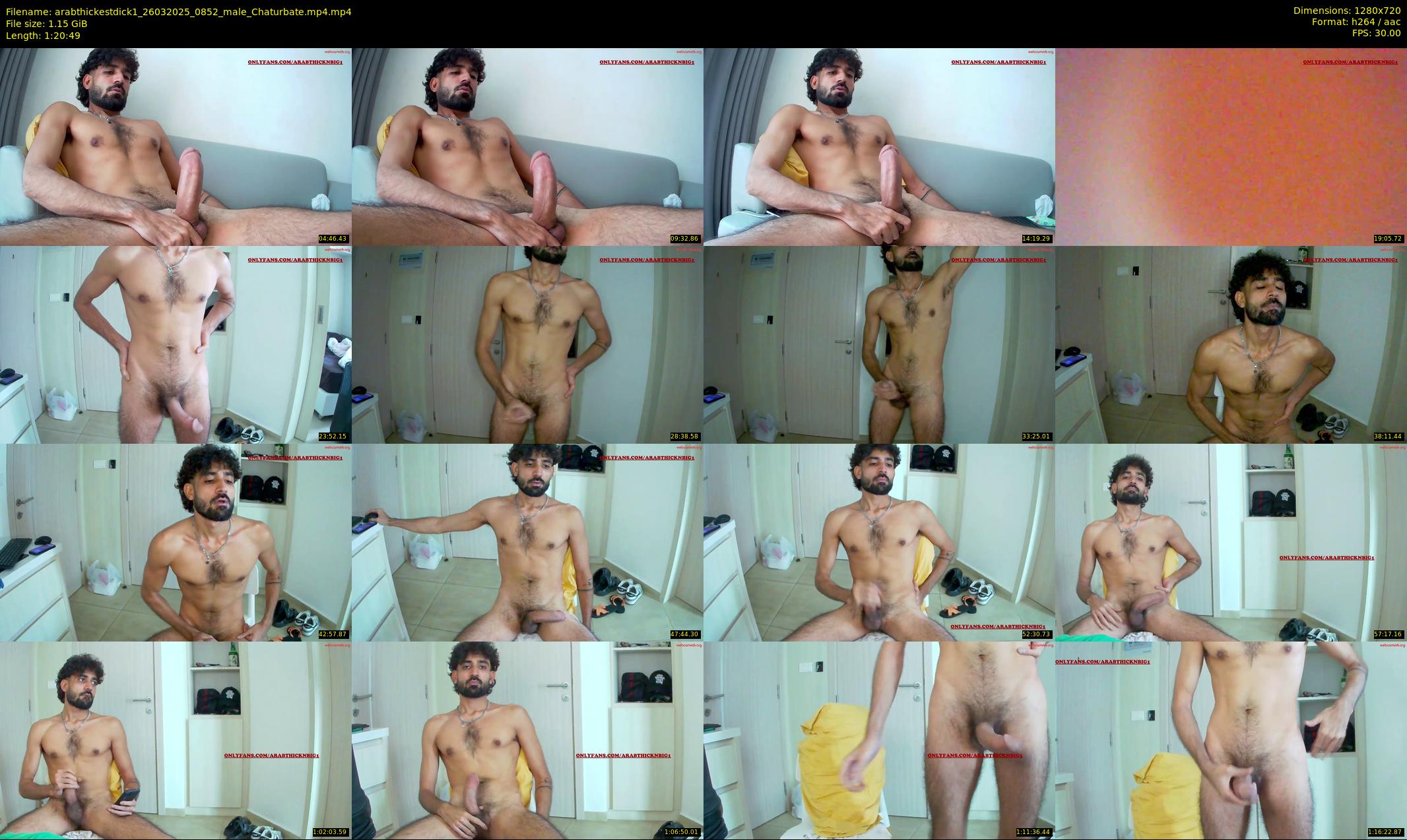 arabthickestdick1 — 81 minute Chaturbate couple cam show recording, 720p, Mar 26, 2025