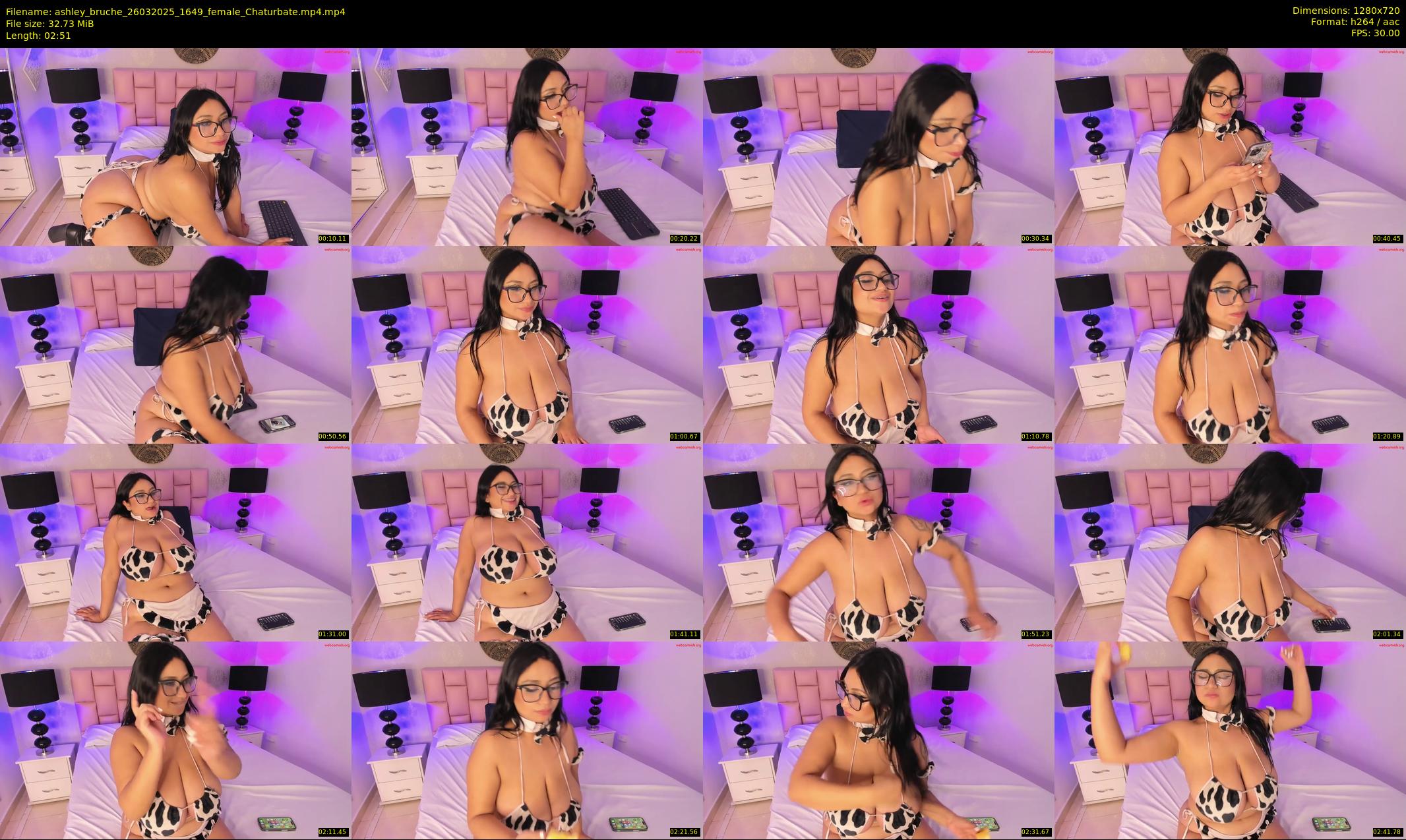 ashley_bruche — 3 minute Chaturbate female cam show recording, 720p, Mar 26, 2025