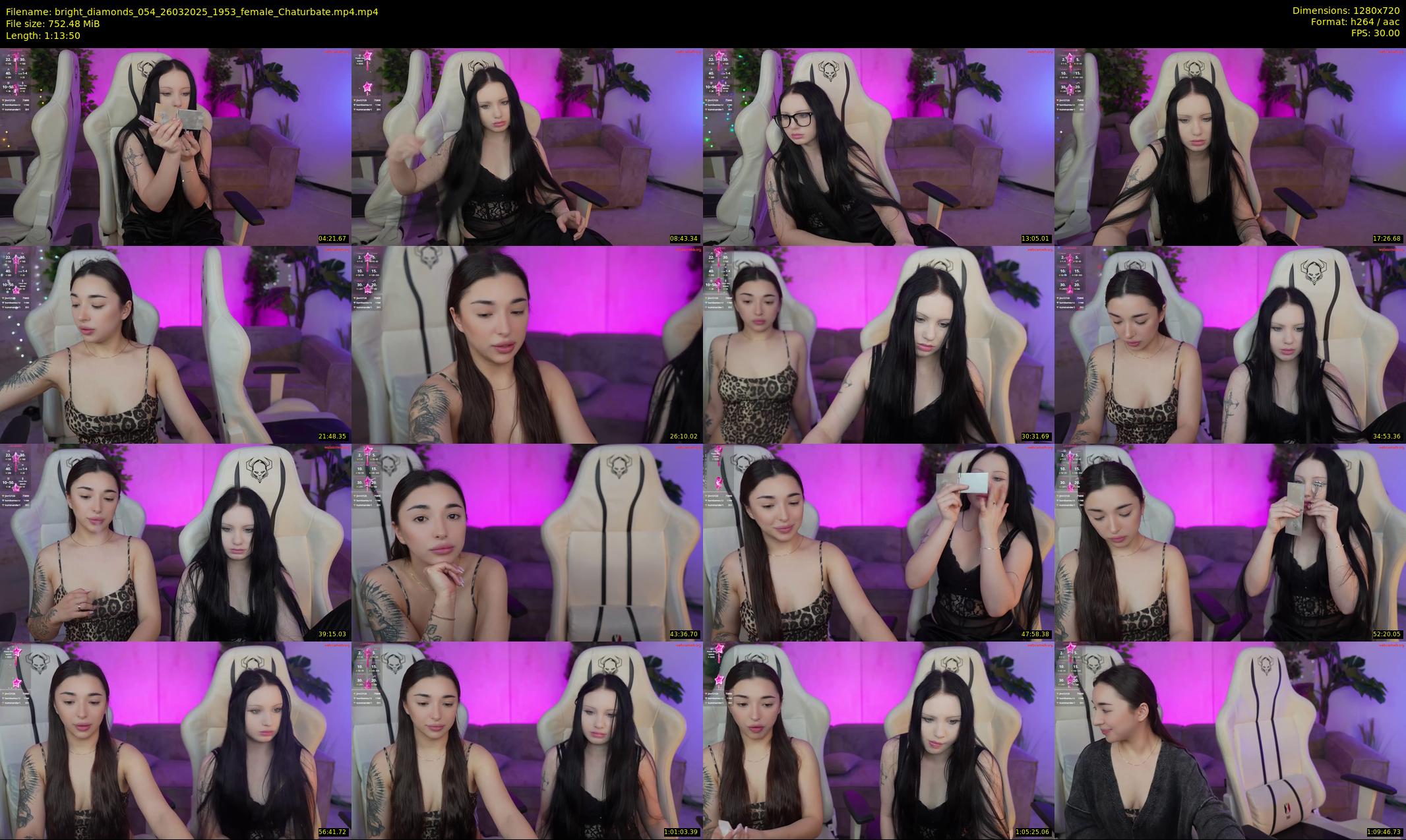 bright_diamonds_054 — 74 minute Chaturbate couple cam show recording, 720p, Mar 26, 2025