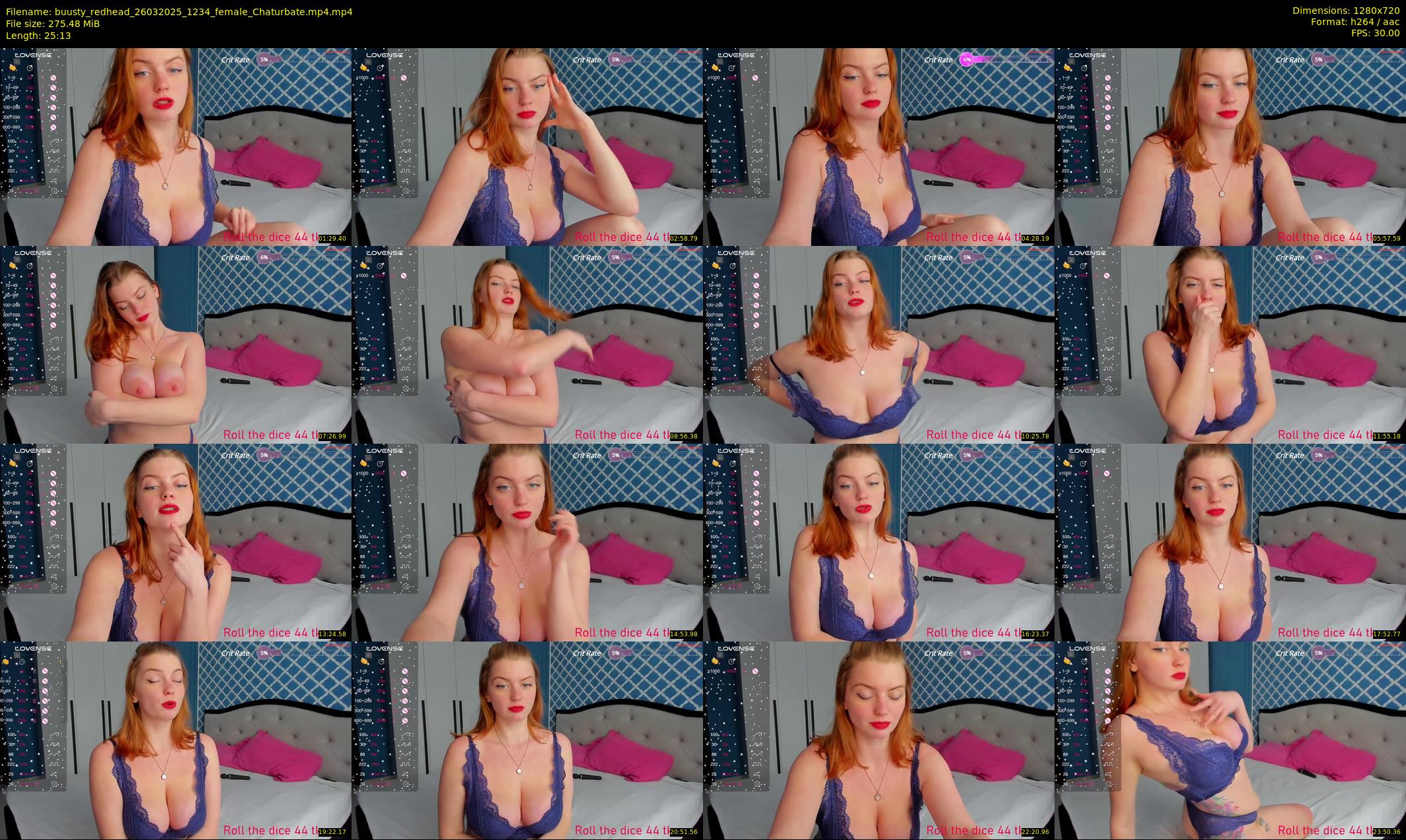 buusty_redhead — 26 minute Chaturbate female cam show recording, 720p, Mar 26, 2025