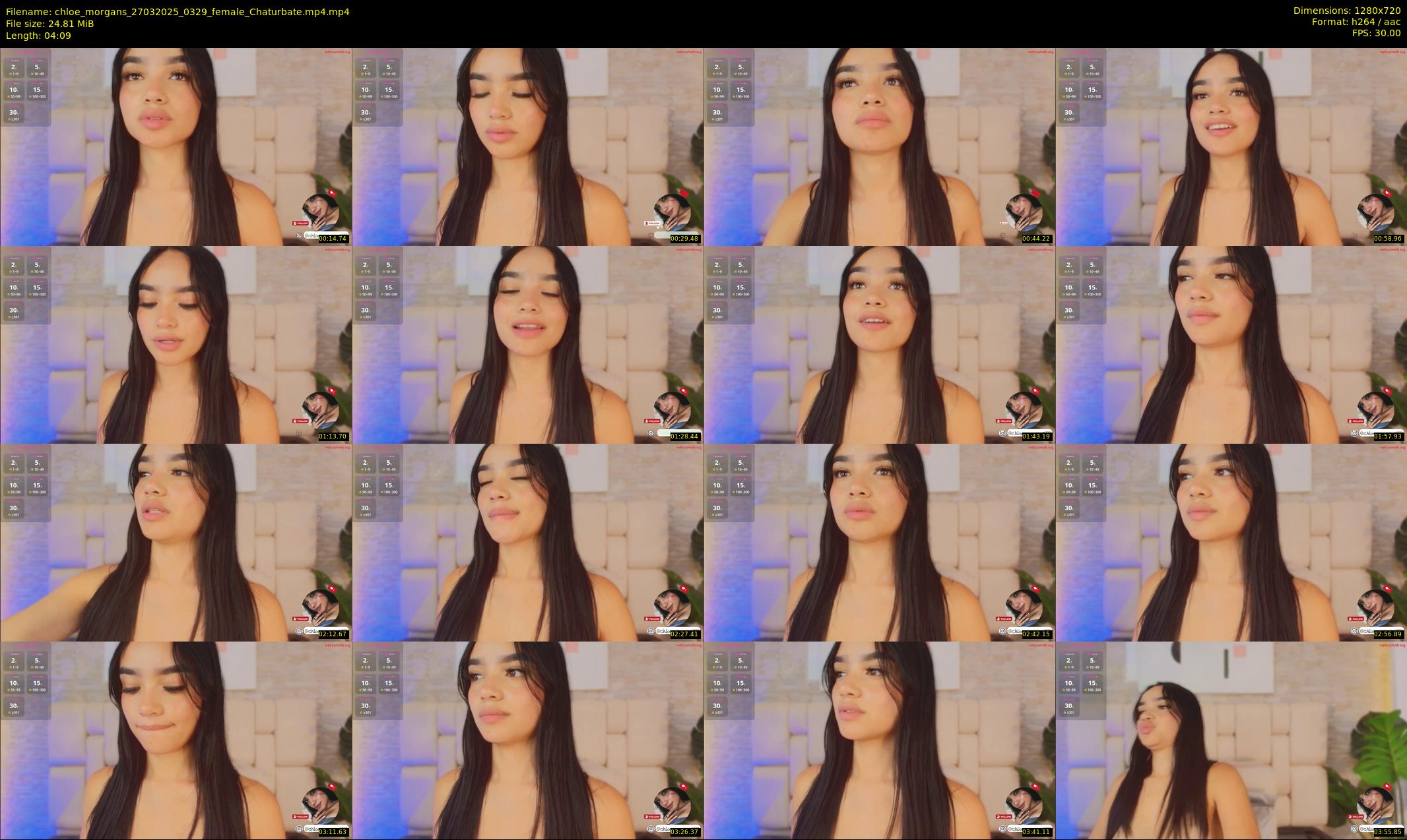 chloe_morgans — 5 minute Chaturbate female cam show recording, 720p, Mar 27, 2025