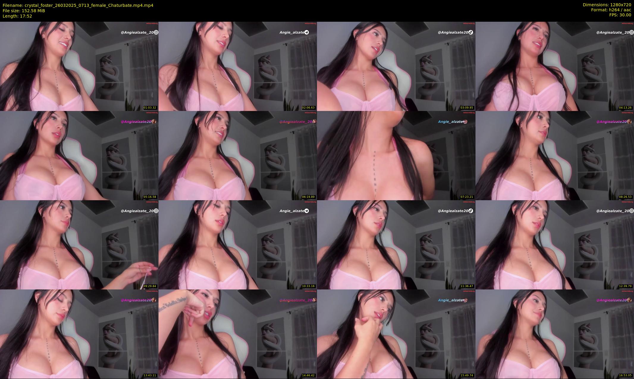 crystal_foster — 18 minute Chaturbate female cam show recording, 720p, Mar 26, 2025