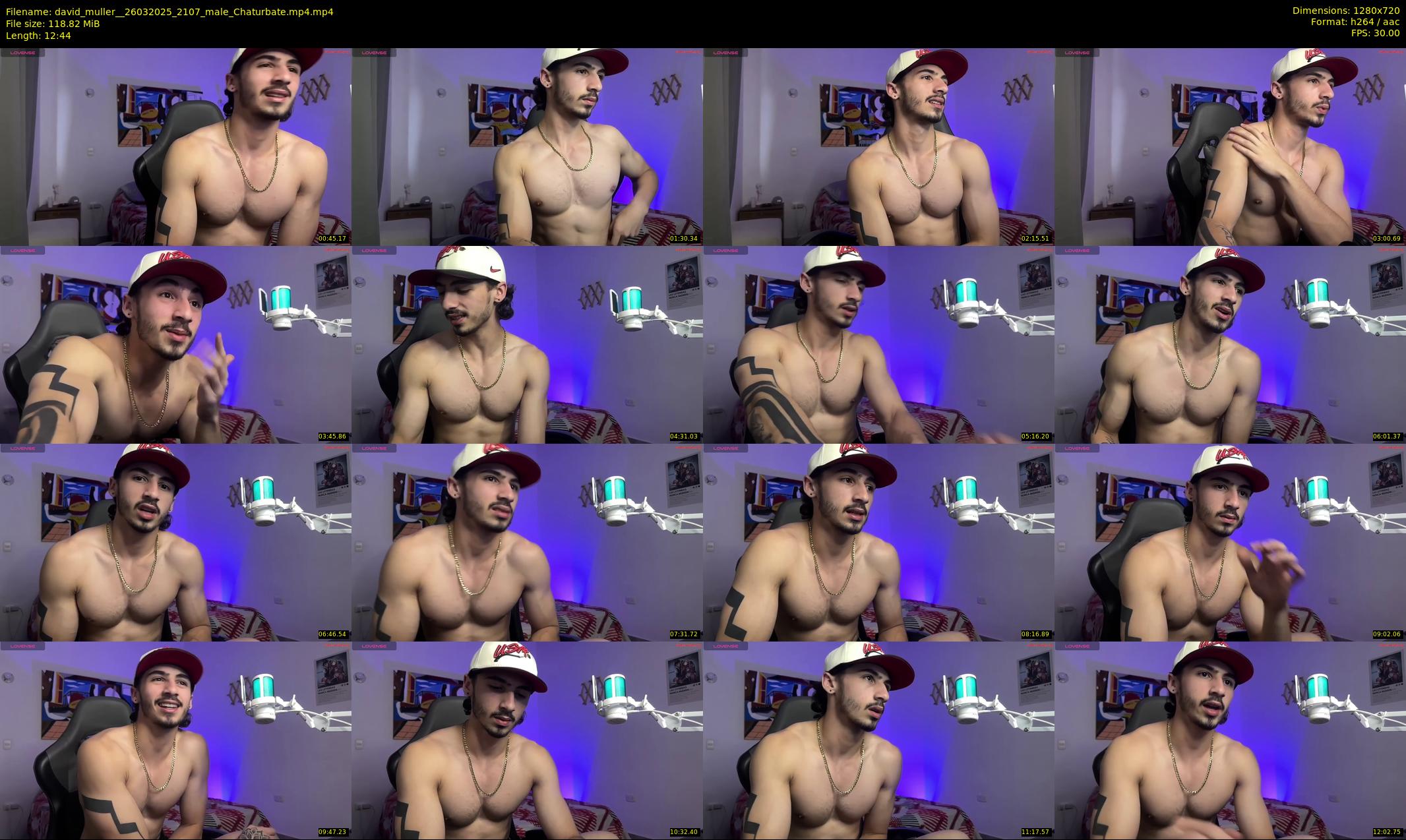david_muller_ — 13 minute Chaturbate male cam show recording, 720p, Mar 26, 2025
