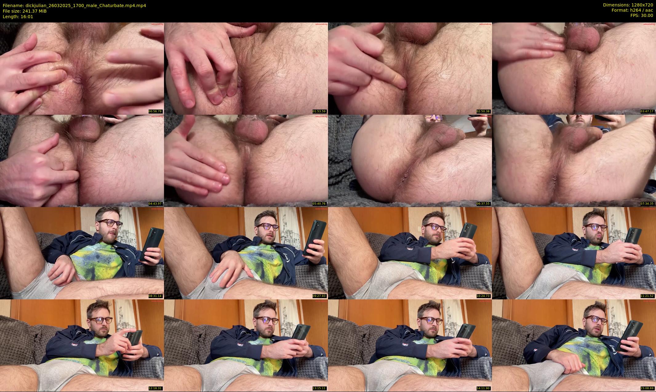 dickjulian — 17 minute Chaturbate male cam show recording, 720p, Mar 26, 2025