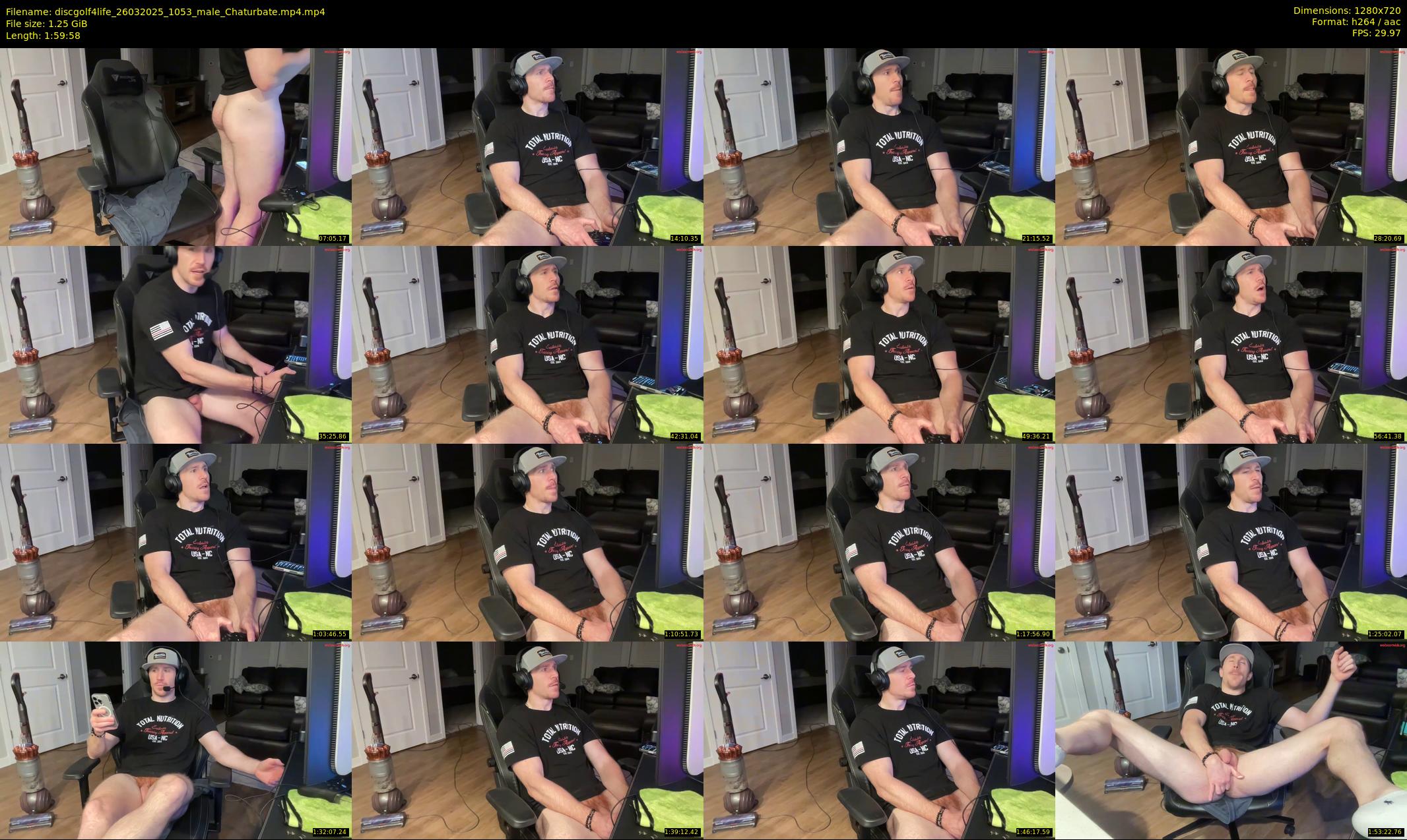 discgolf4life — 120 minute Chaturbate male cam show recording, 720p, Mar 26, 2025