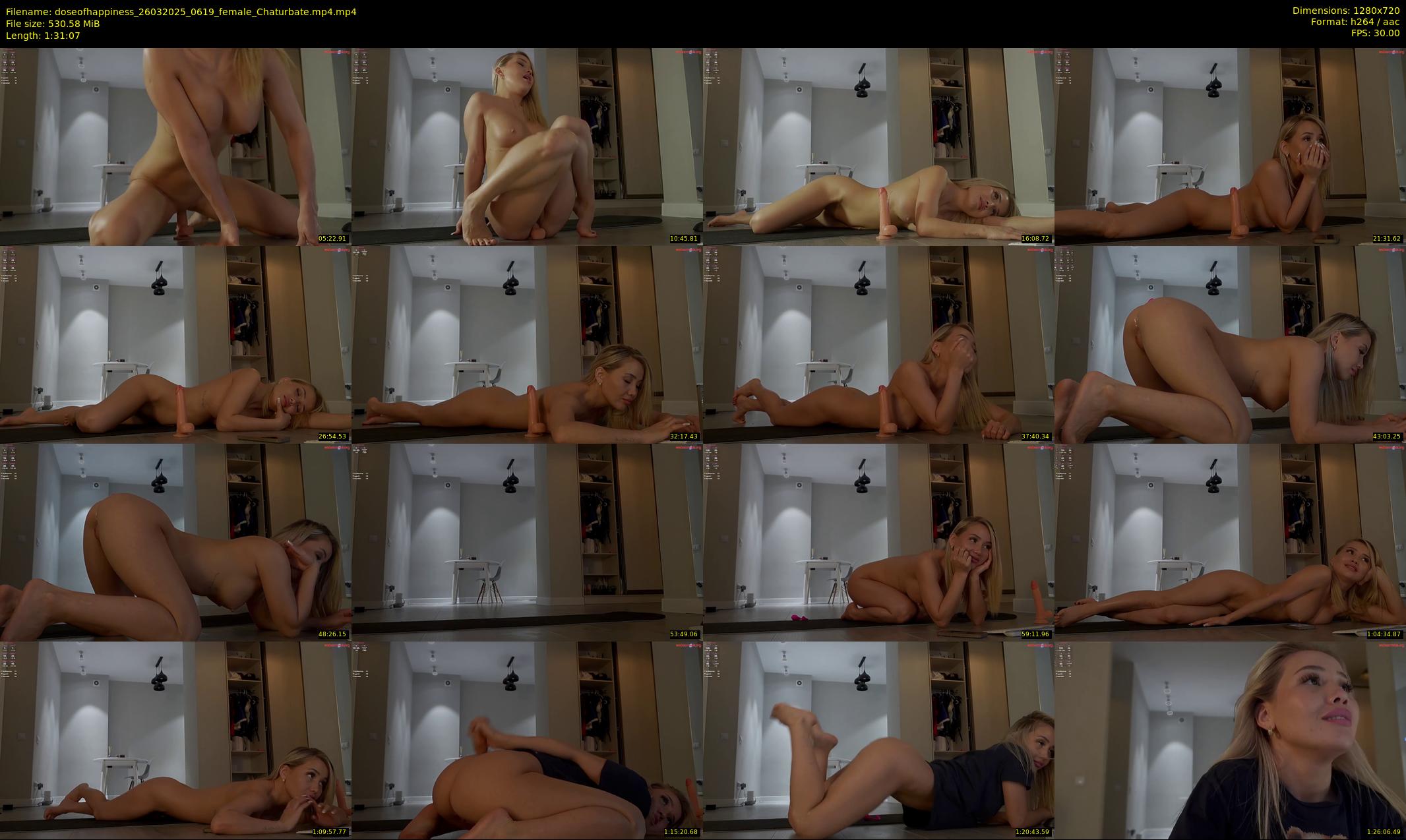 doseofhappiness — 92 minute Chaturbate female cam show recording, 720p, Mar 26, 2025