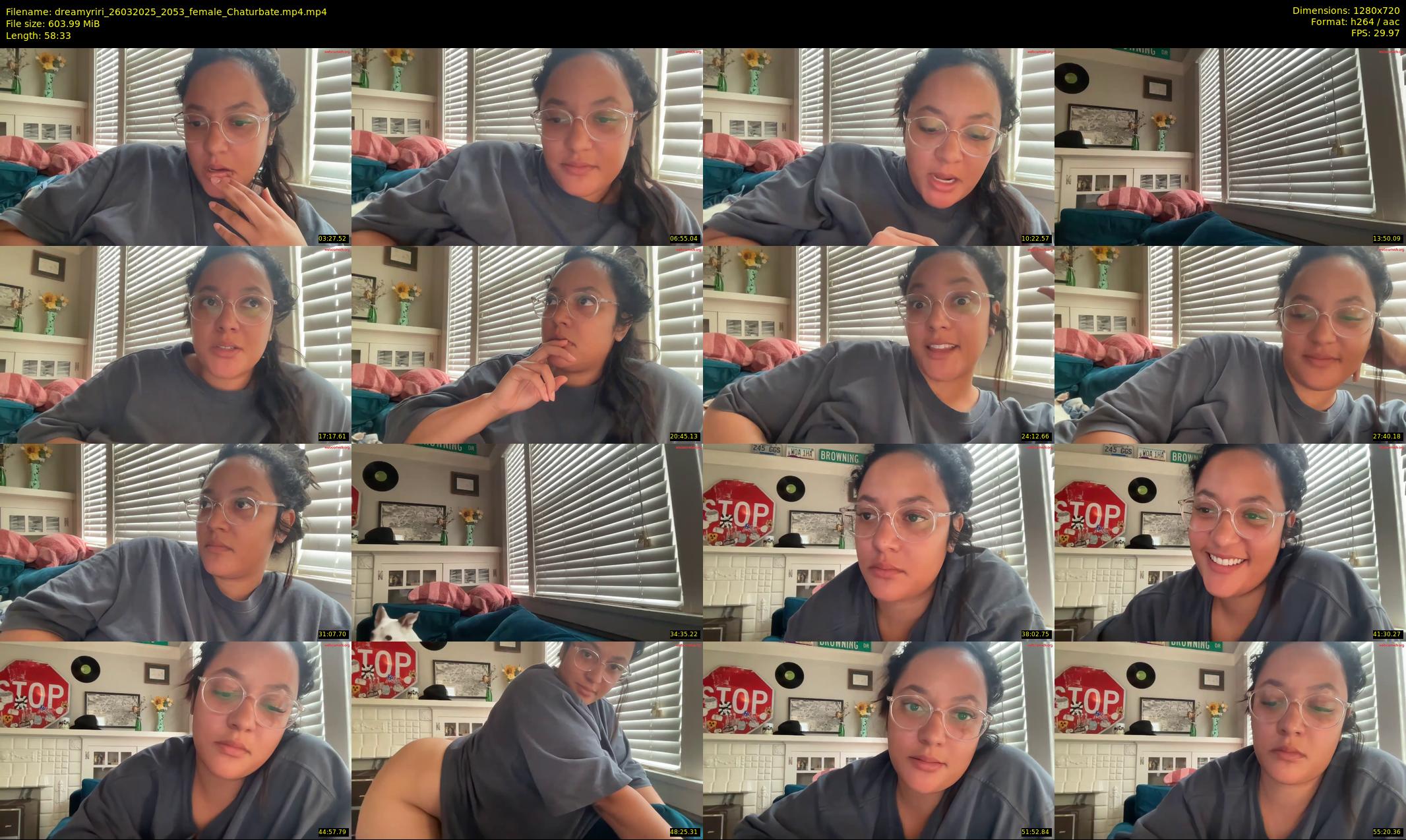 dreamyriri — 59 minute Chaturbate female cam show recording, 720p, Mar 26, 2025