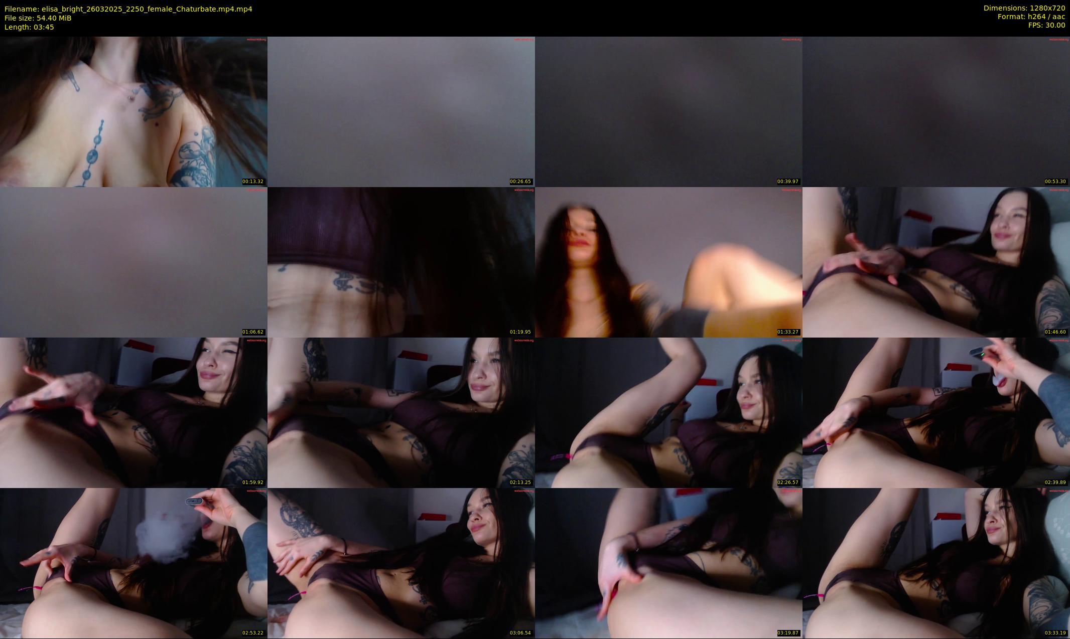 elisa_bright — 4 minute Chaturbate female cam show recording, 720p, Mar 26, 2025