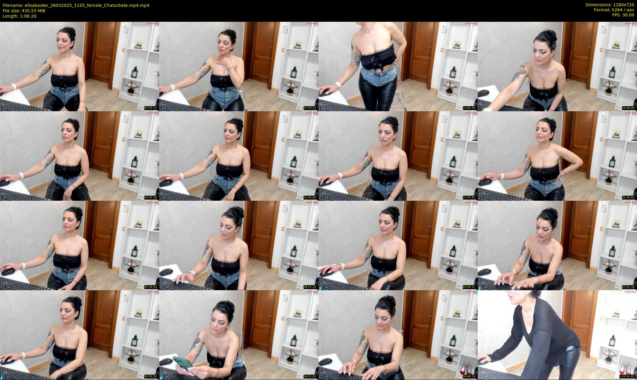 elisabaxter — 67 minute Chaturbate female cam show recording, 720p, Mar 26, 2025