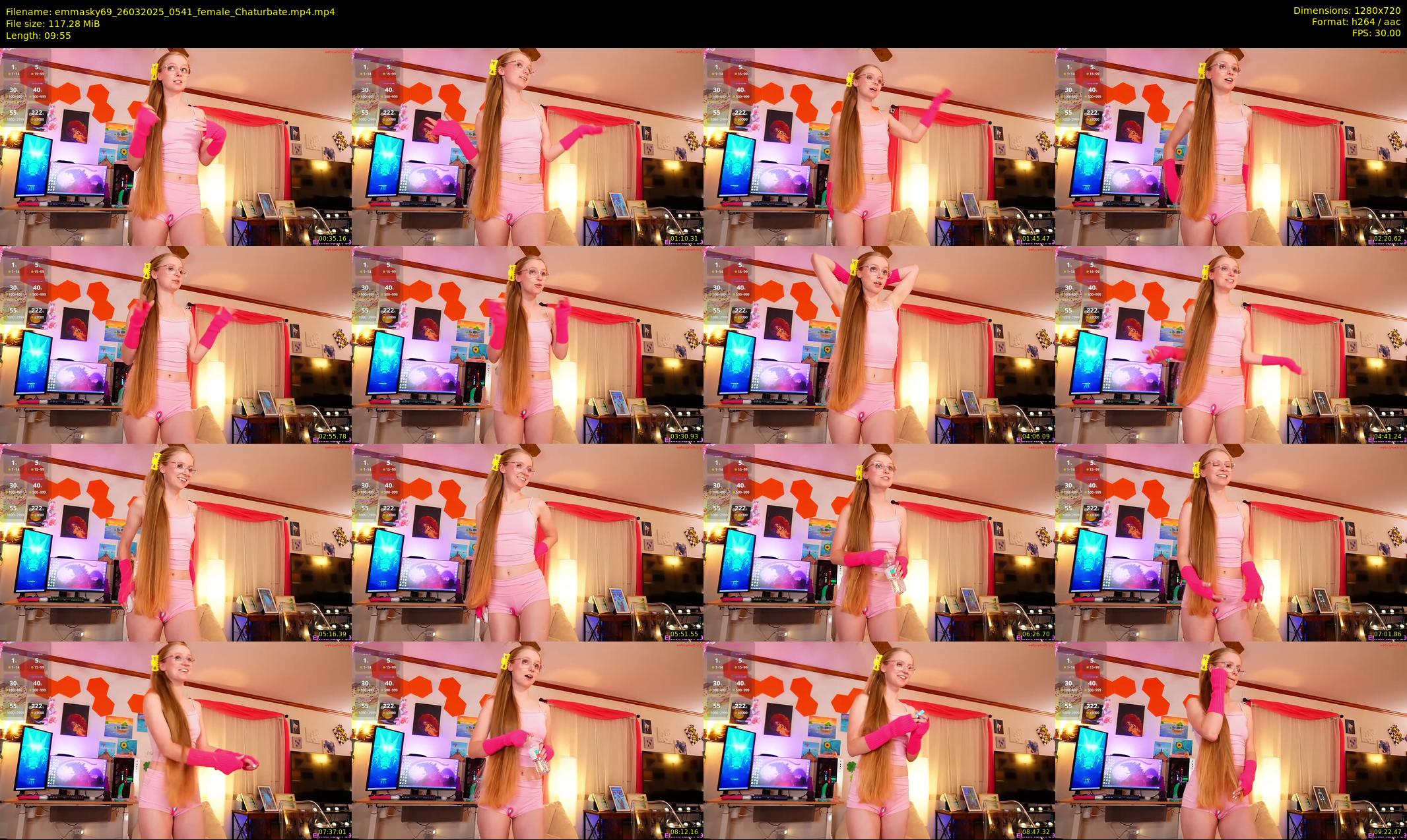 emmasky69 — 10 minute Chaturbate female cam show recording, 720p, Mar 26, 2025