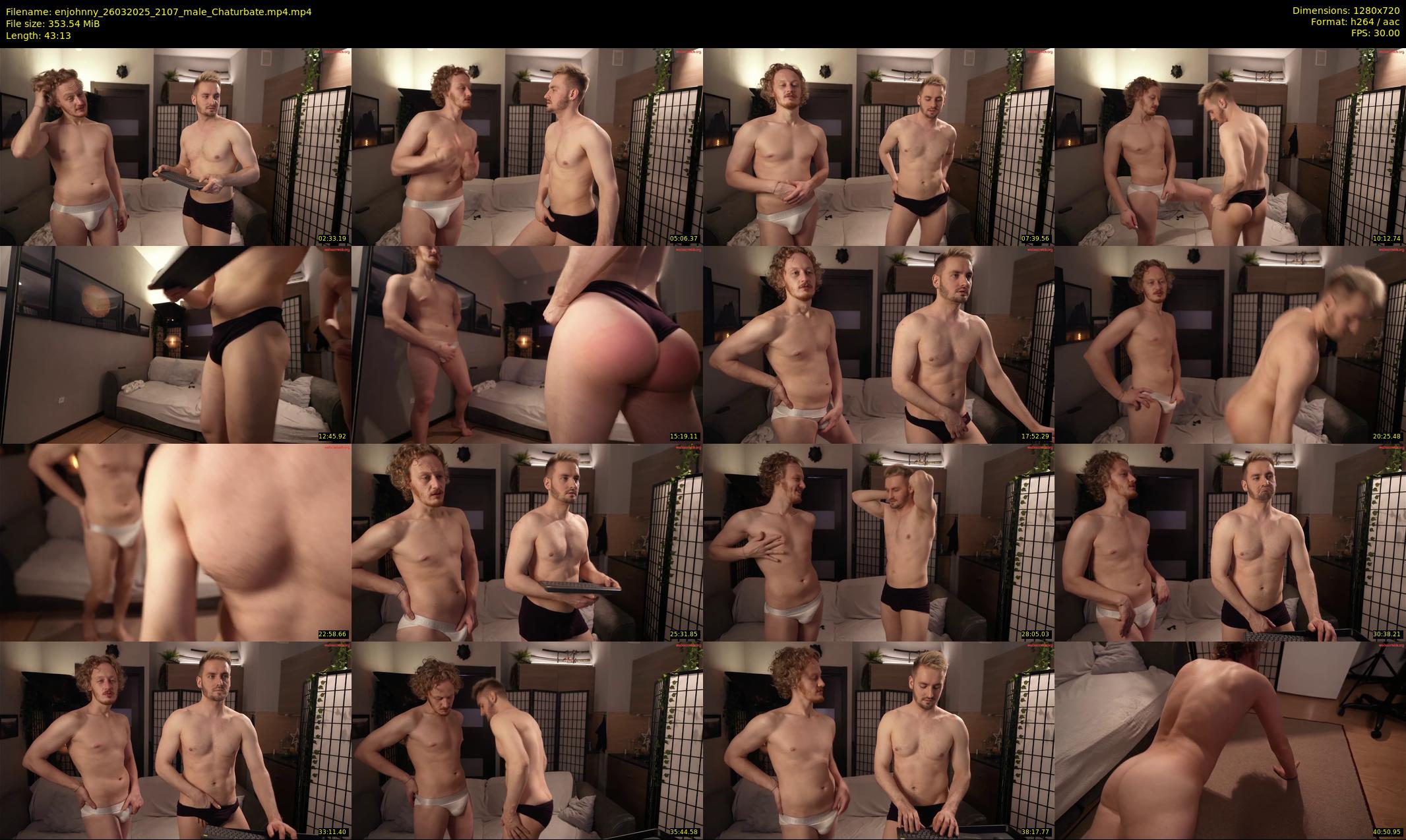 enjohnny — 44 minute Chaturbate male cam show recording, 720p, Mar 26, 2025