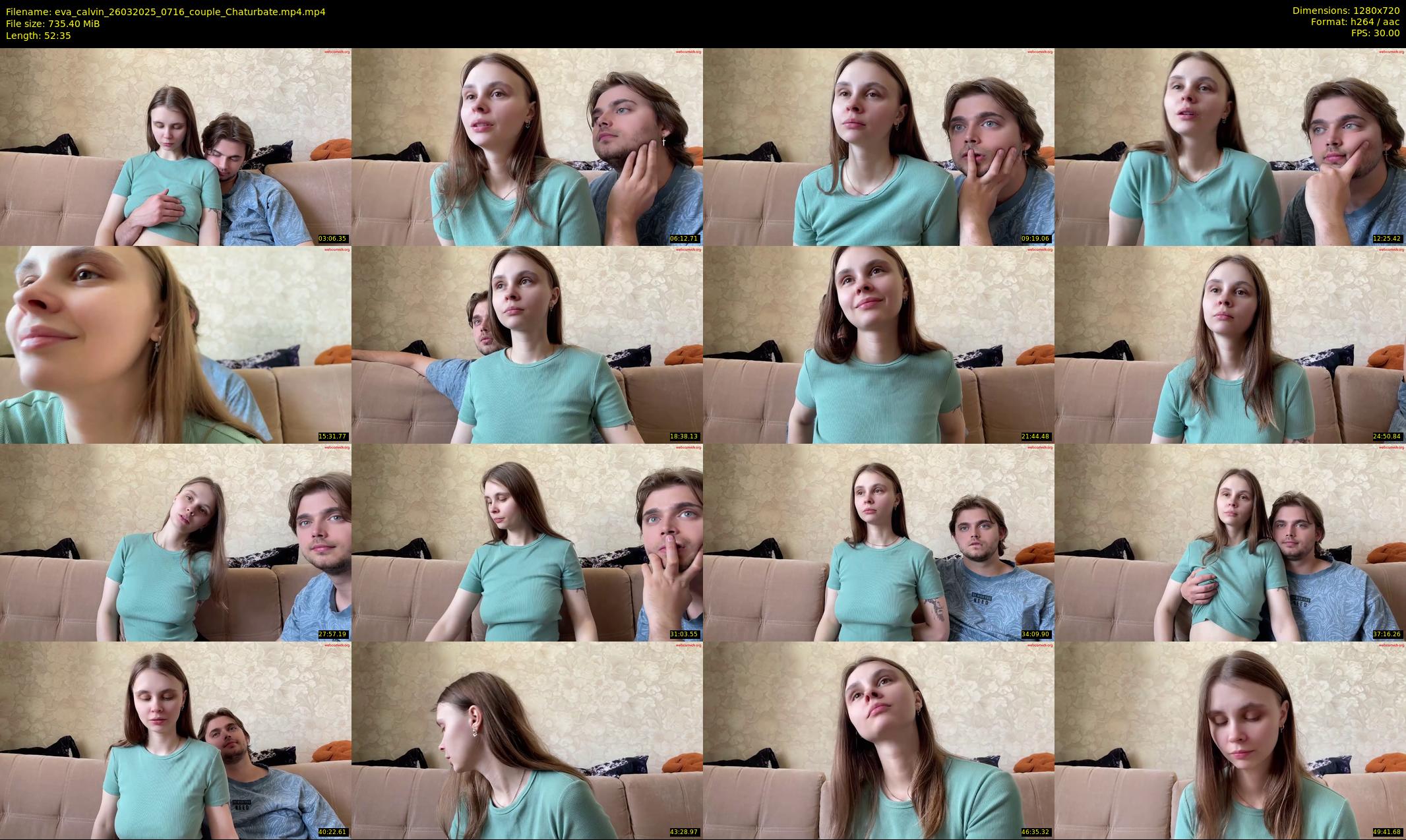 eva_calvin — 53 minute Chaturbate couple cam show recording, 720p, Mar 26, 2025