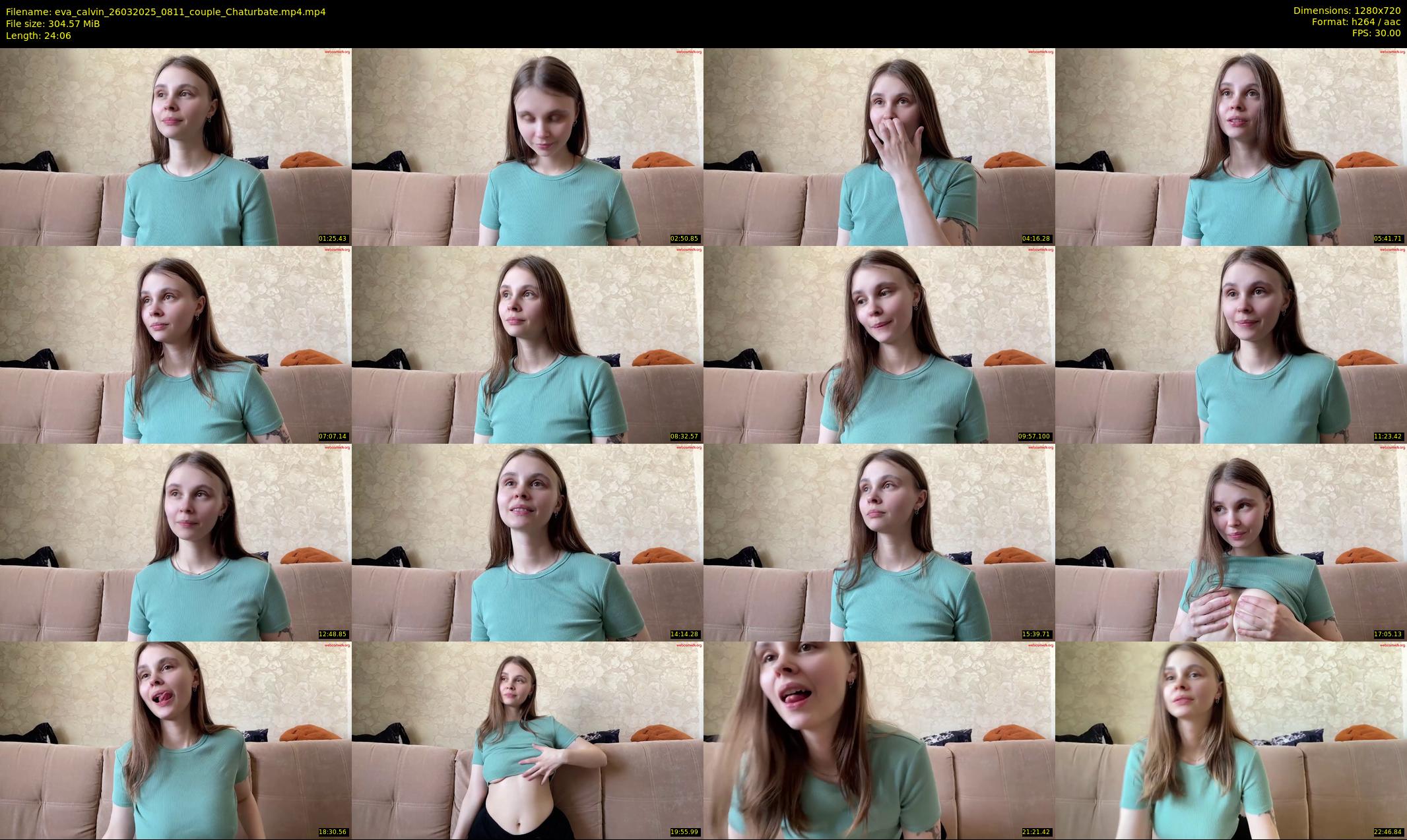 eva_calvin — 25 minute Chaturbate couple cam show recording, 720p, Mar 26, 2025