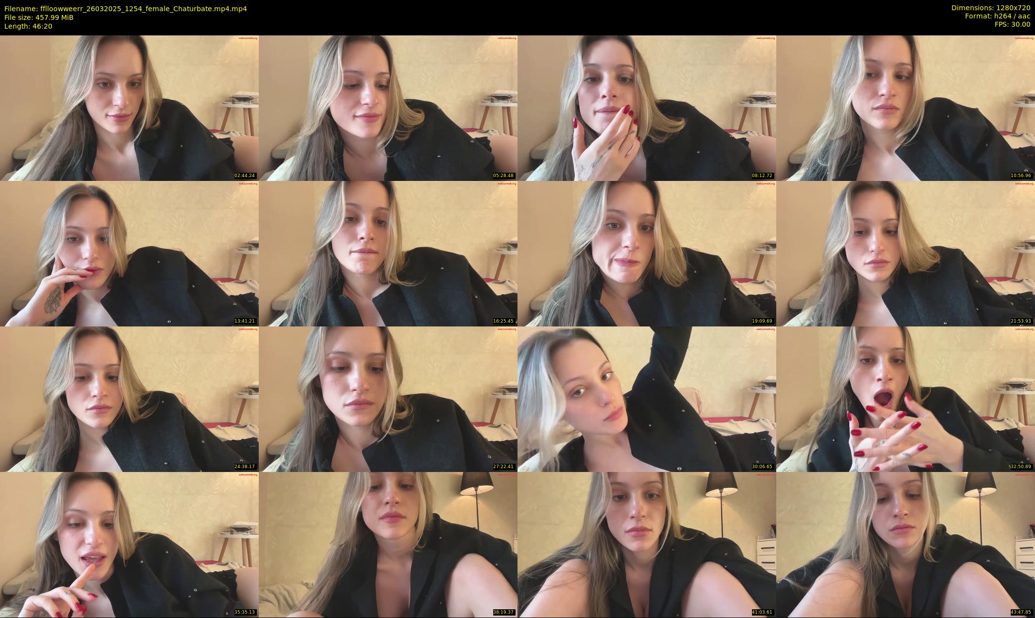 fflloowweerr — 47 minute Chaturbate couple cam show recording, 720p, Mar 26, 2025