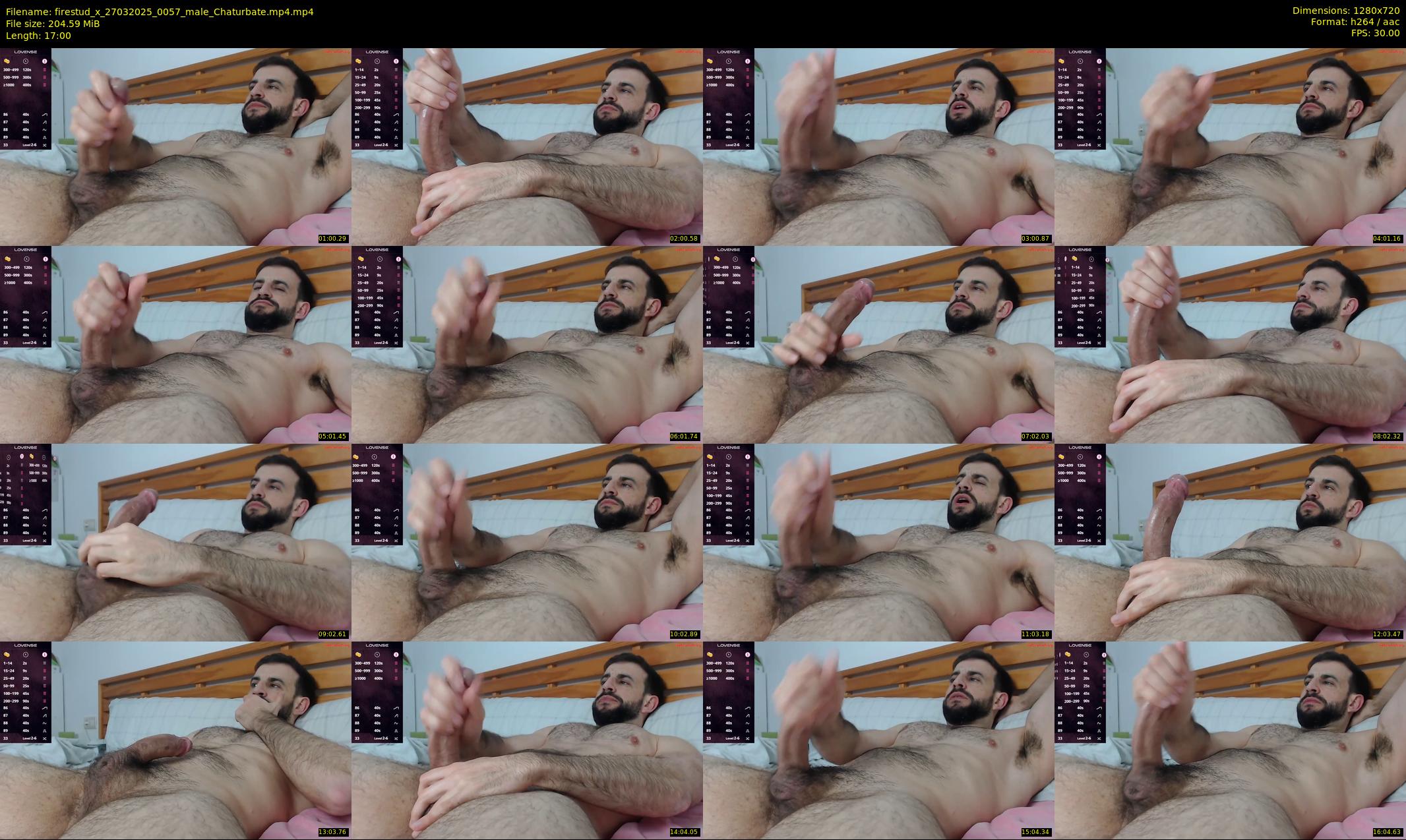 firestud_x — 17 minute Chaturbate male cam show recording, 720p, Mar 27, 2025