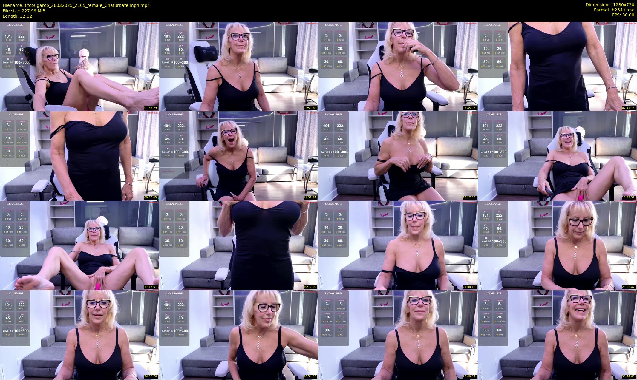 fitcougarcb — 33 minute Chaturbate female cam show recording, 720p, Mar 26, 2025