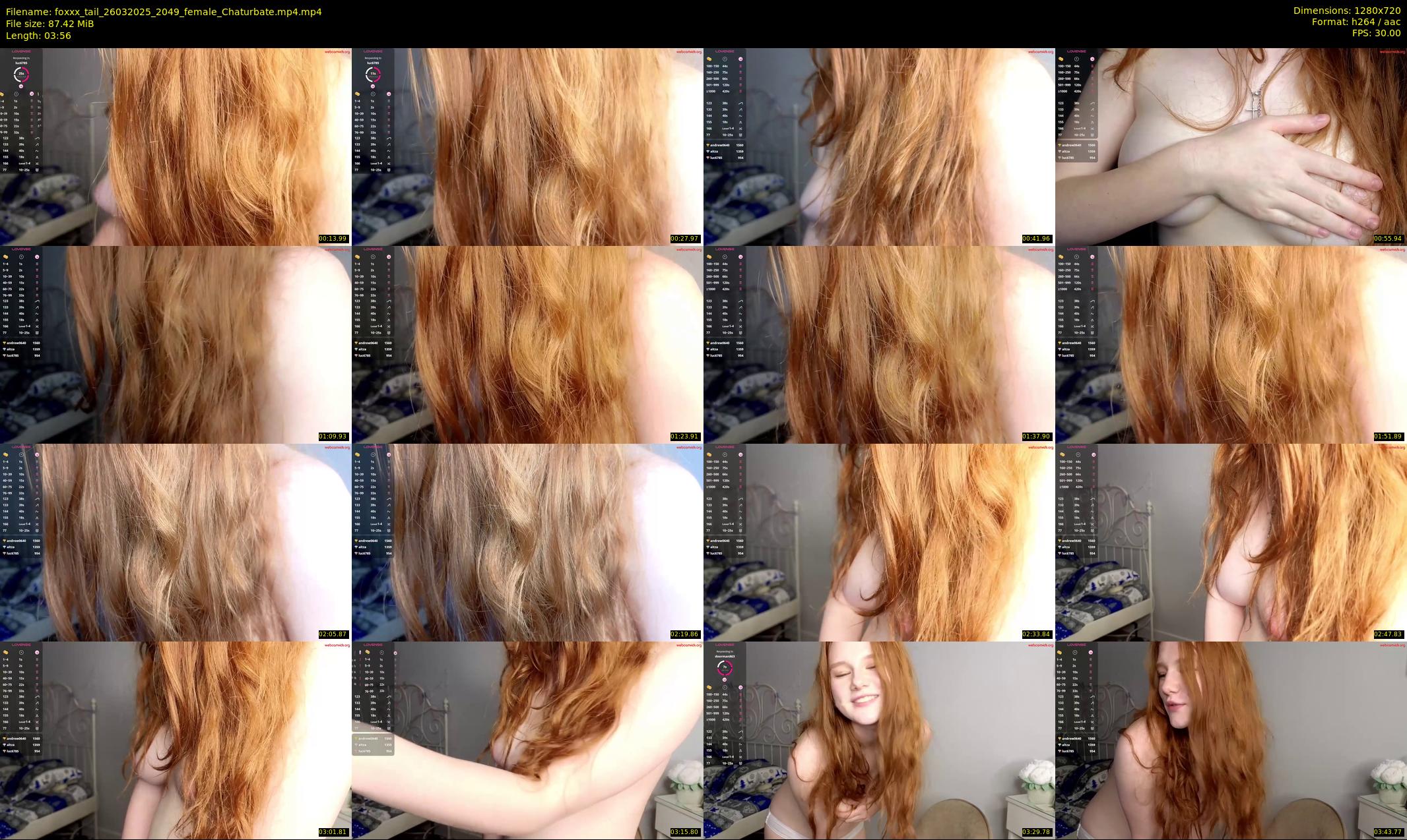 foxxx_tail — 4 minute Chaturbate female cam show recording, 720p, Mar 26, 2025