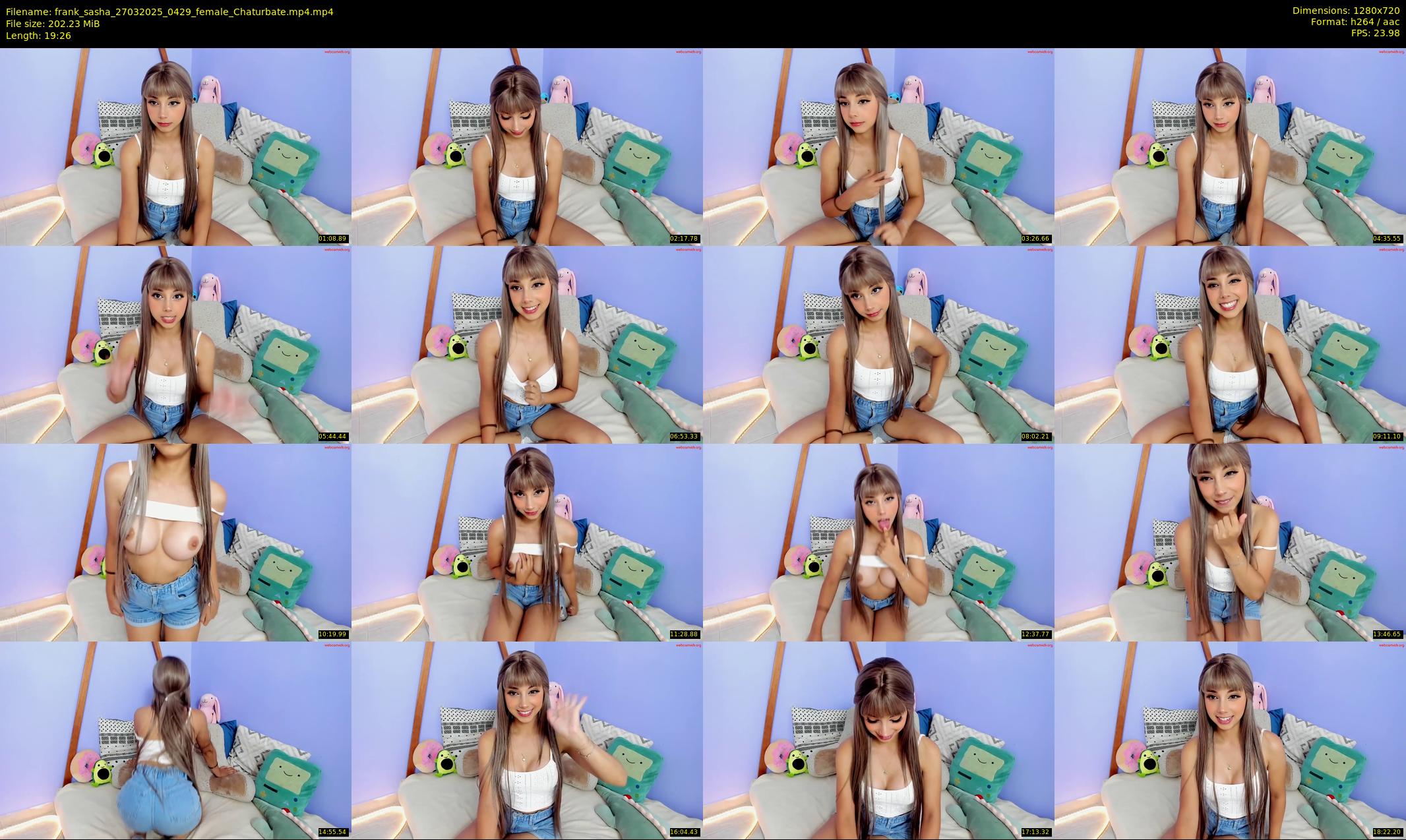 frank_sasha — 20 minute Chaturbate couple cam show recording, 720p, Mar 27, 2025