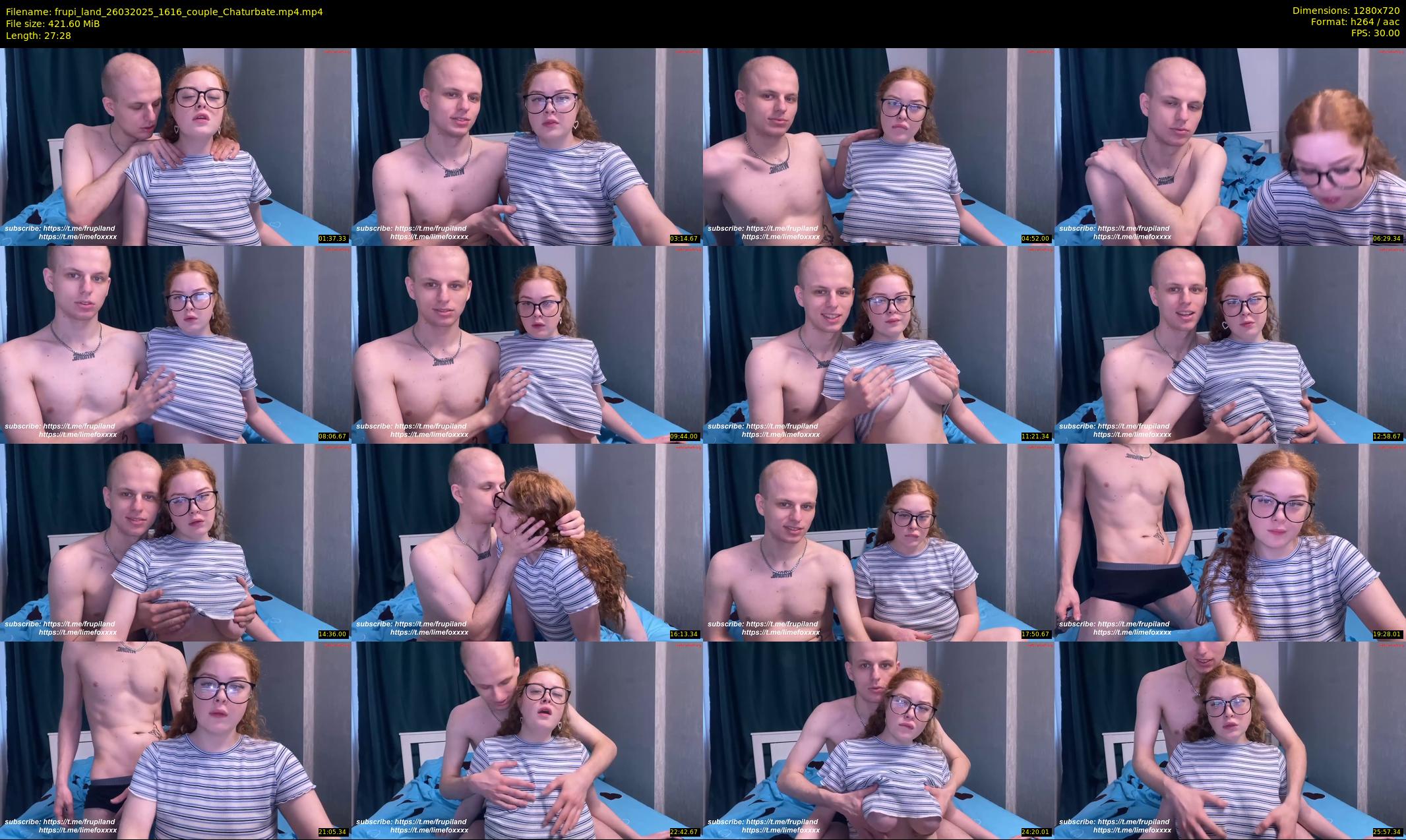 frupi_land — 28 minute Chaturbate couple cam show recording, 720p, Mar 26, 2025