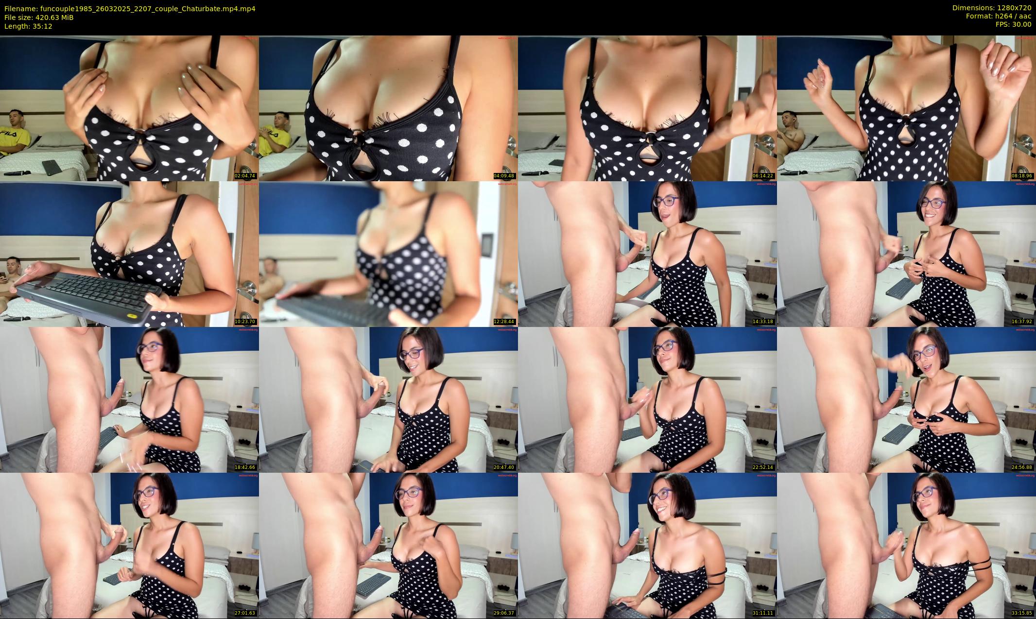 funcouple1985 — 36 minute Chaturbate couple cam show recording, 720p, Mar 26, 2025