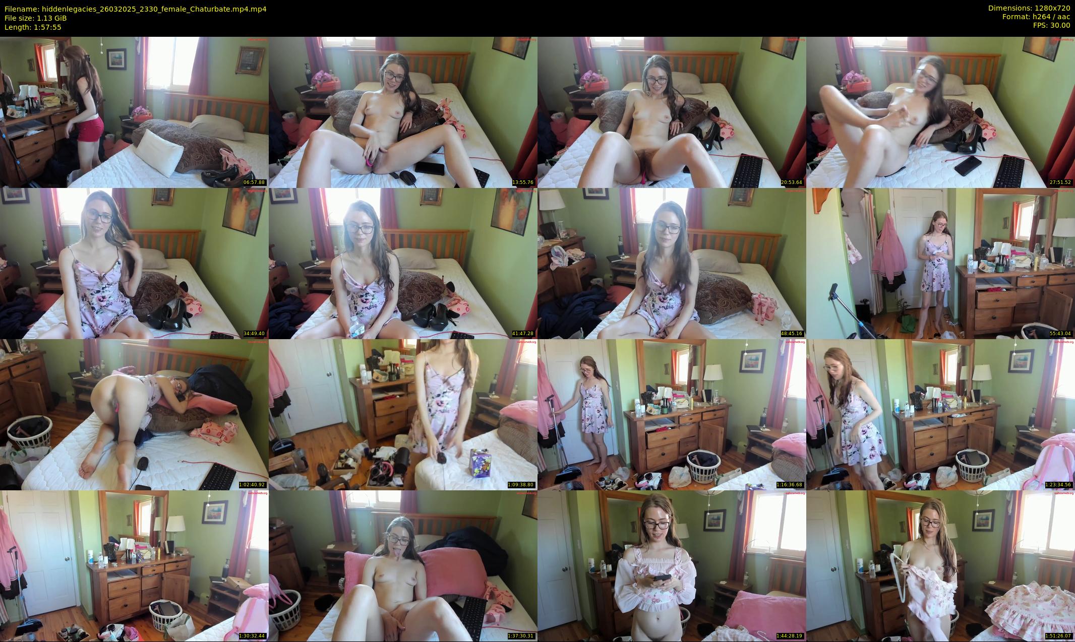 hiddenlegacies — 118 minute Chaturbate female cam show recording, 720p, Mar 26, 2025