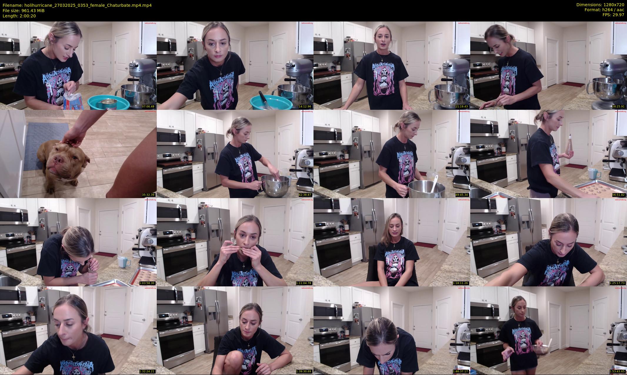 holihurricane — 121 minute Chaturbate female cam show recording, 720p, Mar 27, 2025