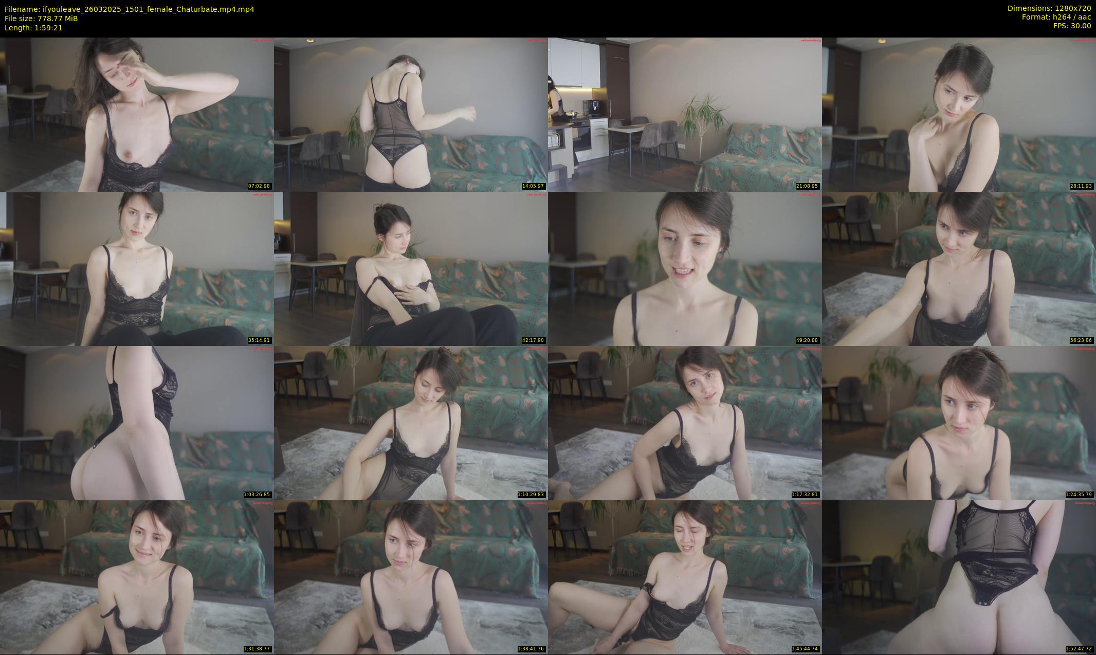 ifyouleave — 120 minute Chaturbate female cam show recording, 720p, Mar 26, 2025