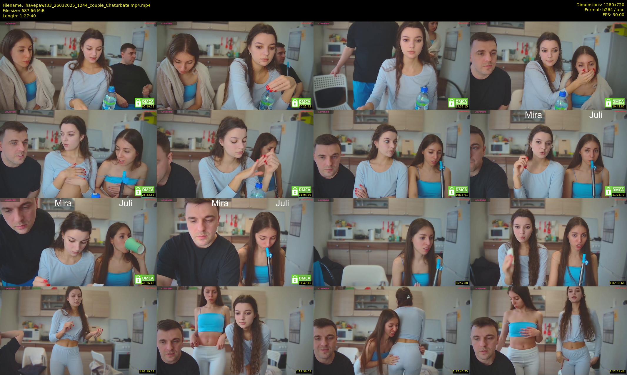 ihavepaws33 — 88 minute Chaturbate couple cam show recording, 720p, Mar 26, 2025
