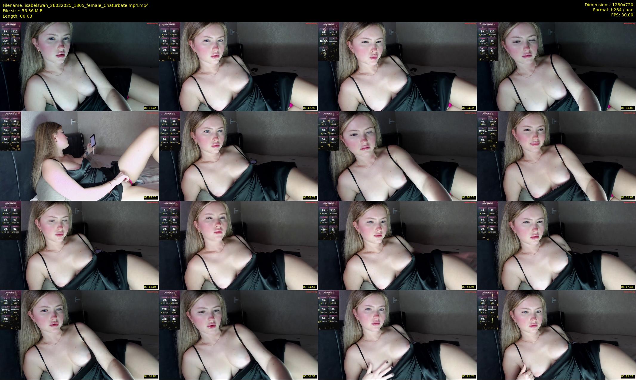 isabelswan — 7 minute Chaturbate female cam show recording, 720p, Mar 26, 2025