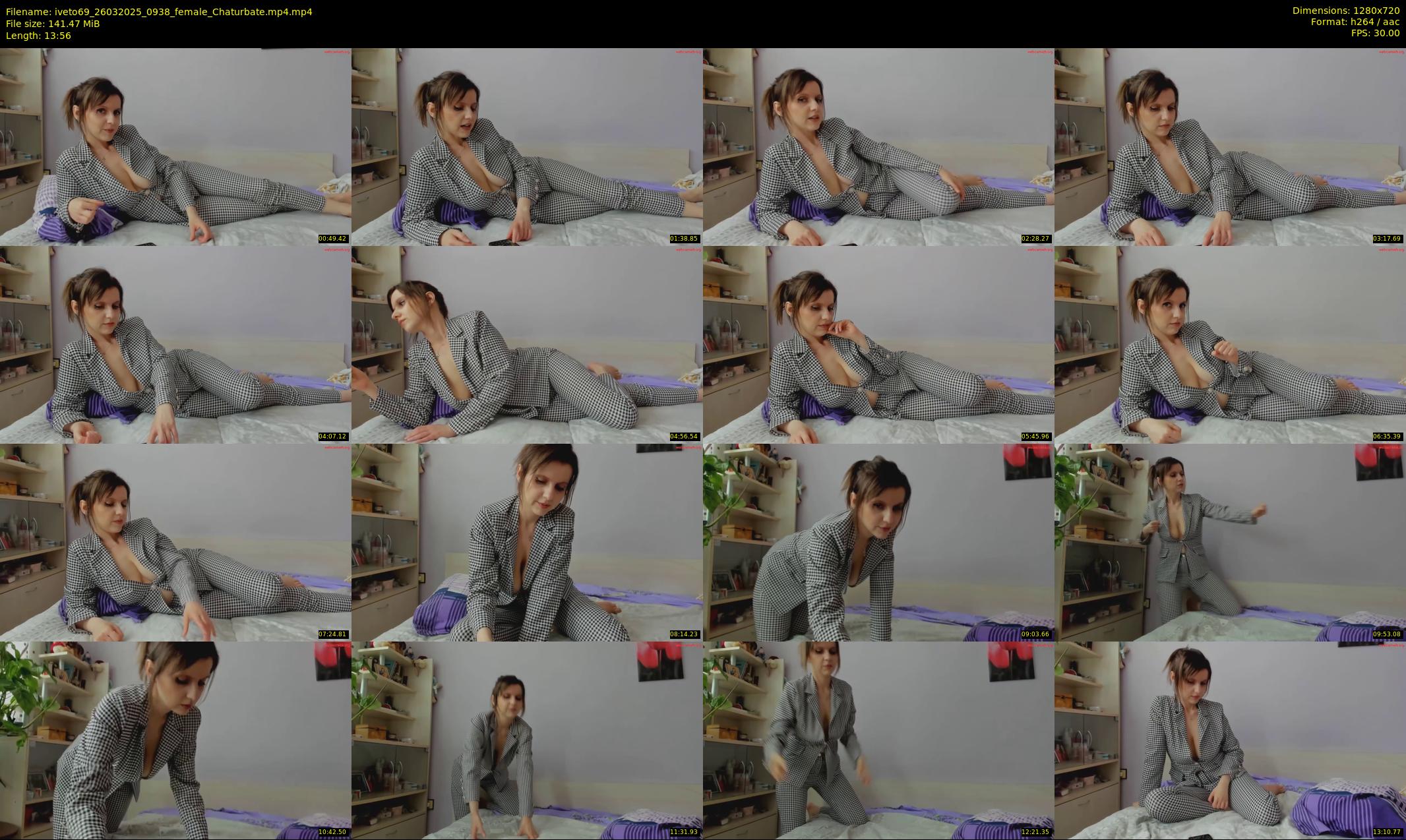 iveto69 — 14 minute Chaturbate female cam show recording, 720p, Mar 26, 2025