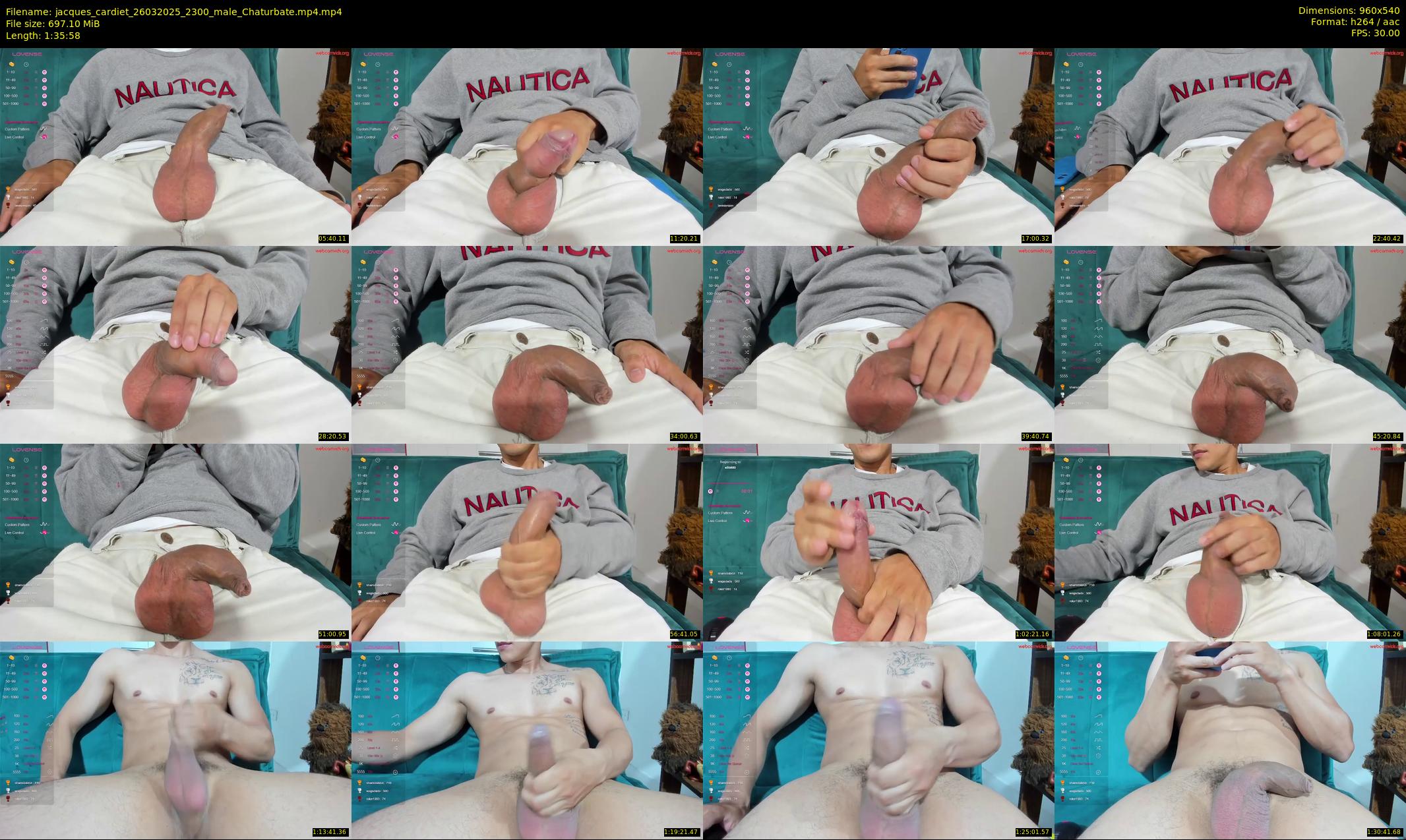 jacques_cardiet — 96 minute Chaturbate male cam show recording, 480p, Mar 26, 2025