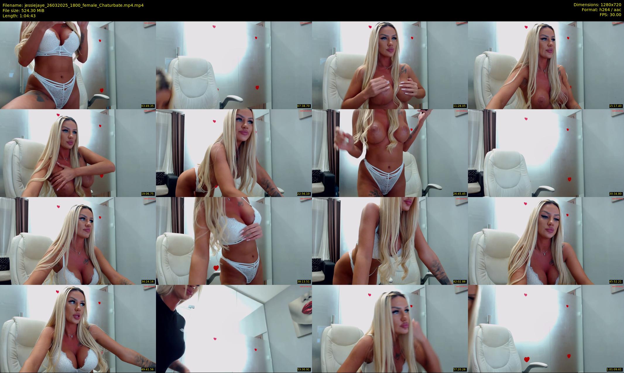 jessiejaye — 65 minute Chaturbate female cam show recording, 720p, Mar 26, 2025