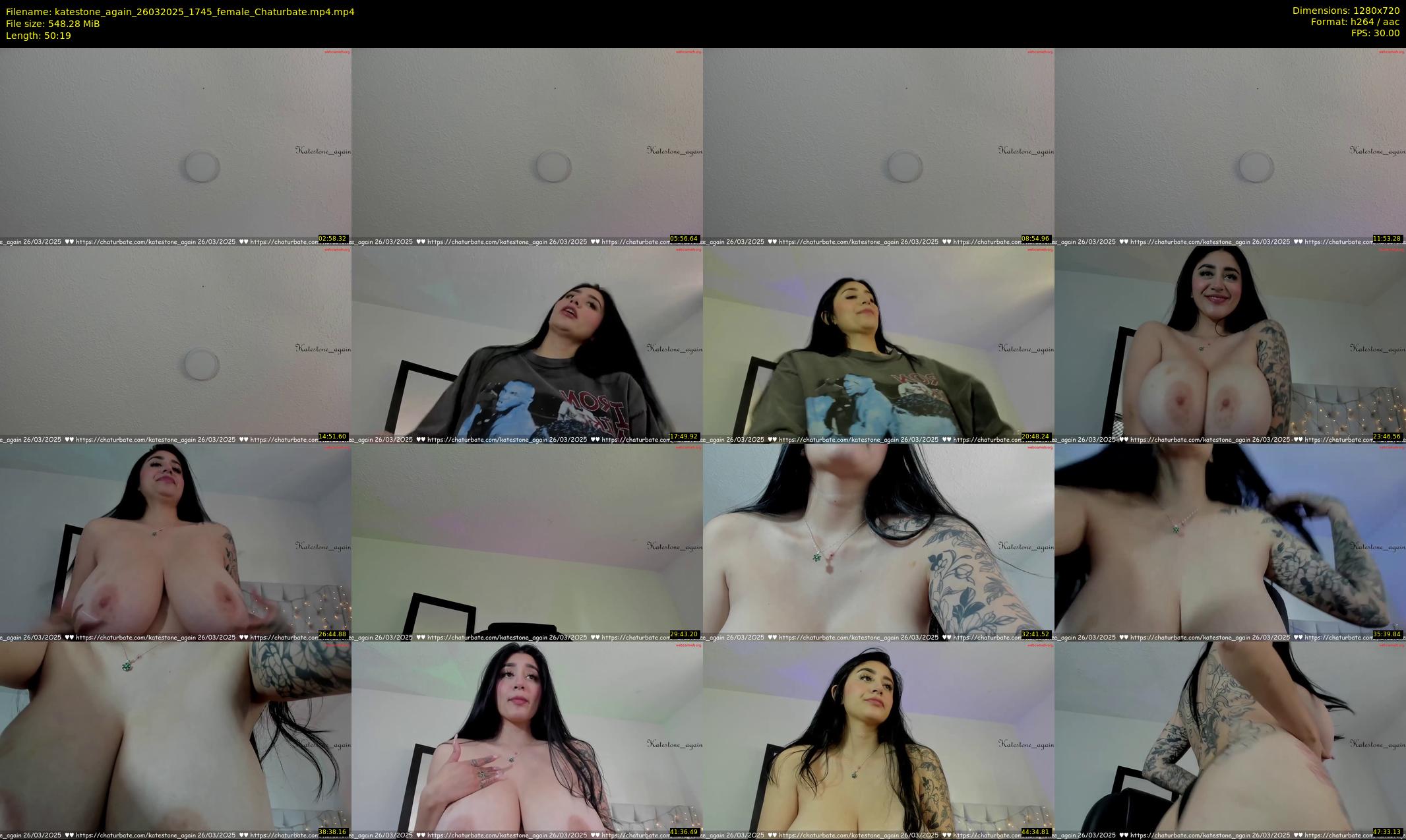 katestone_again — 51 minute Chaturbate female cam show recording, 720p, Mar 26, 2025